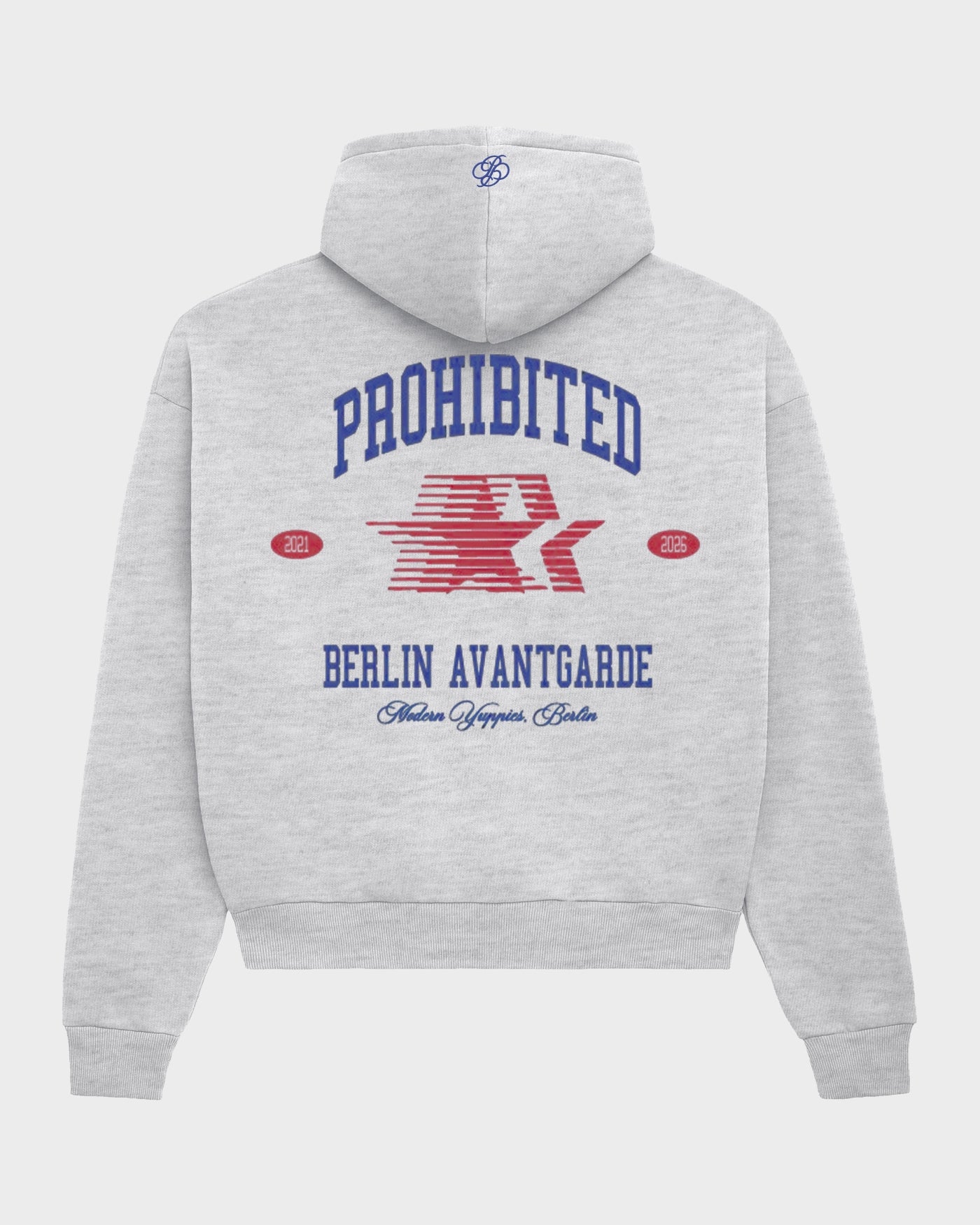 Berlin Avantgarde Hoodie | Grey Melange