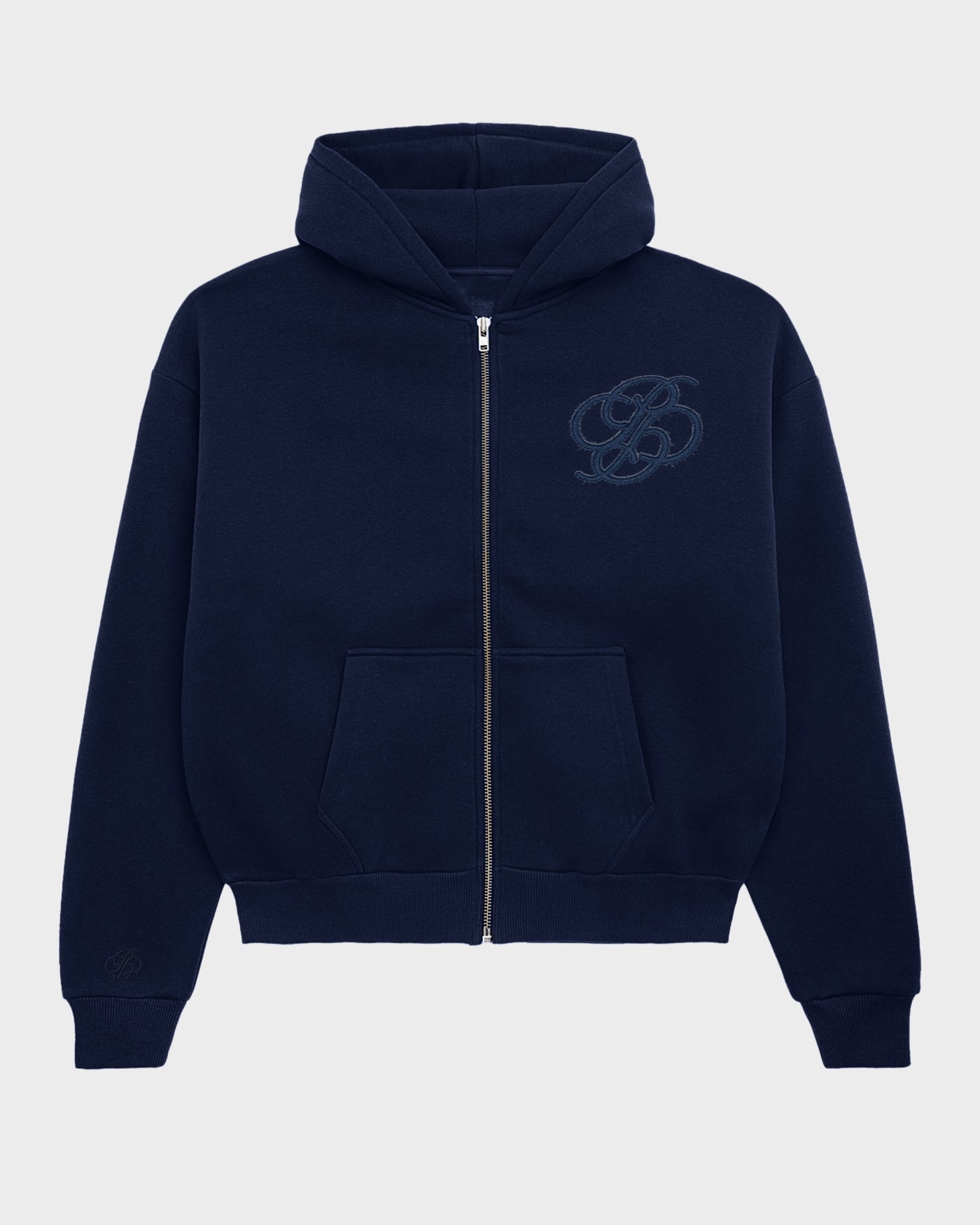 College Days Zip-Hoodie | Deep Blue