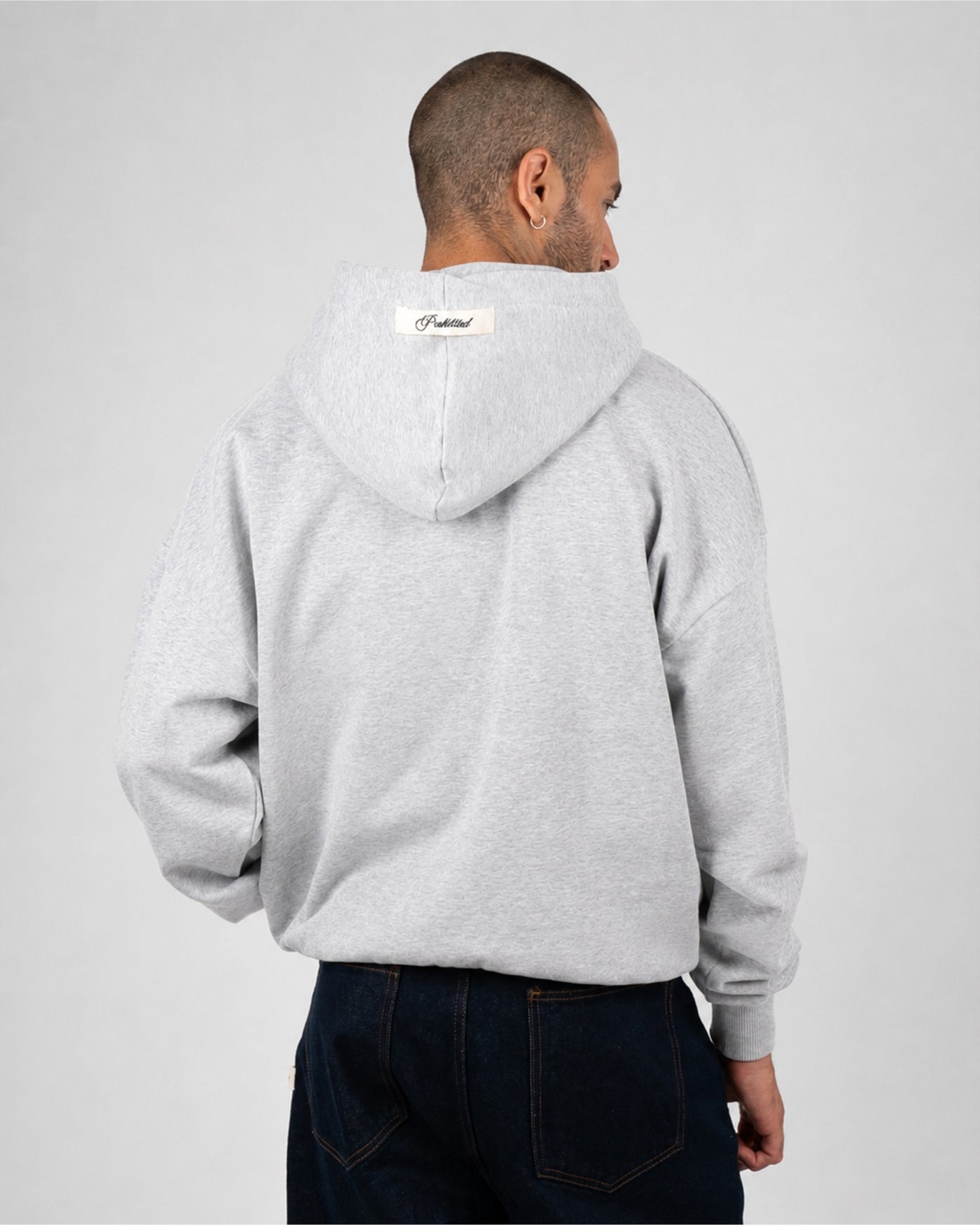 College Days Zip-Hoodie | Grey Melange