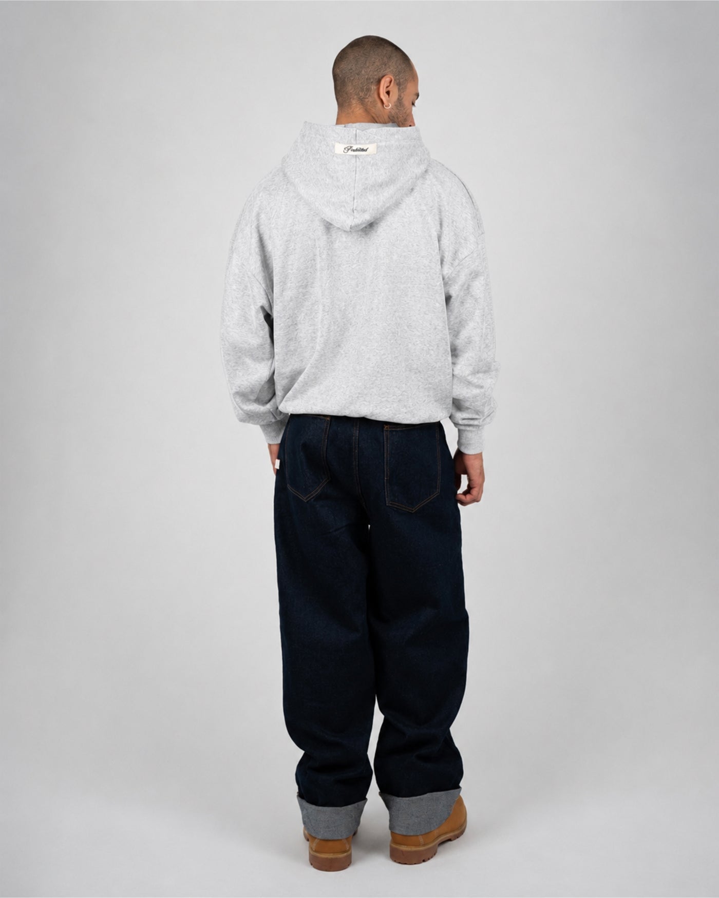 College Days Zip-Hoodie | Grey Melange