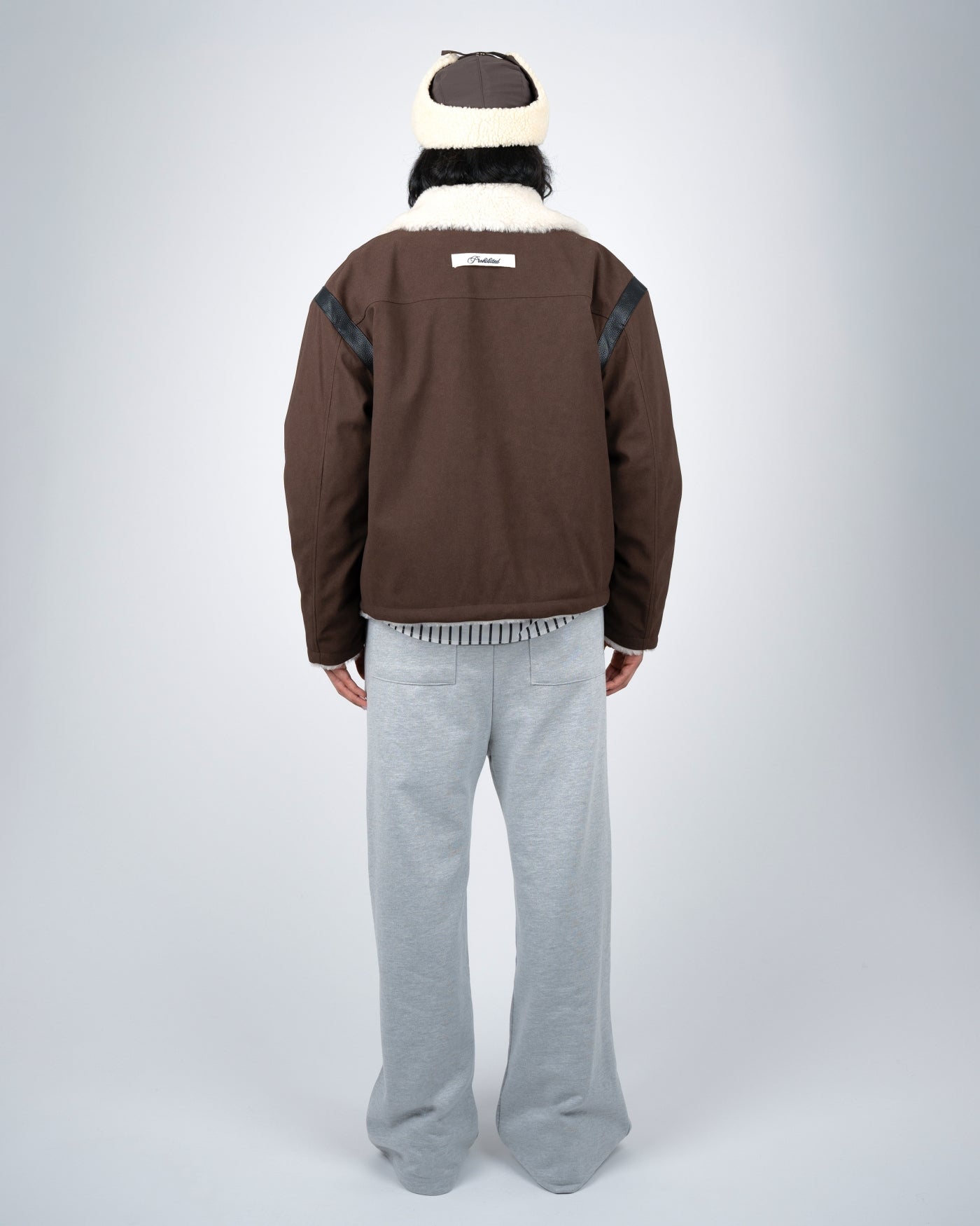 Varsity Duffle Jacket | Brown