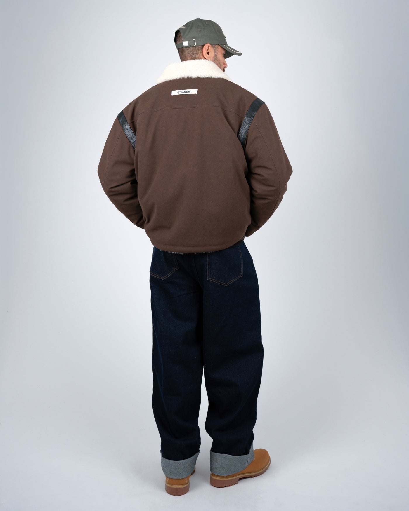 Varsity Duffle Jacket | Brown