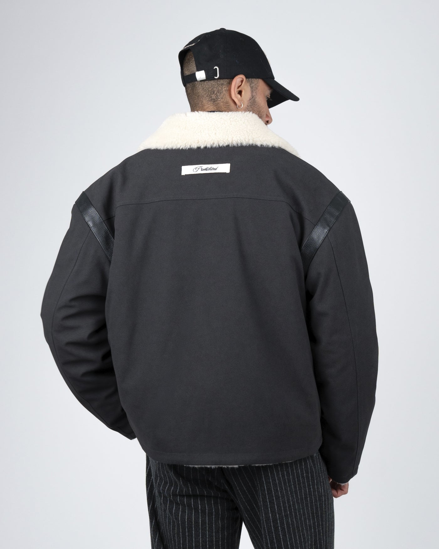 Varsity Duffle Jacket | Grey
