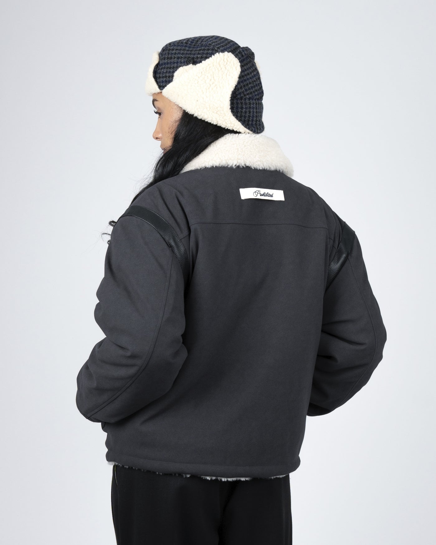 Varsity Duffle Jacket | Grey