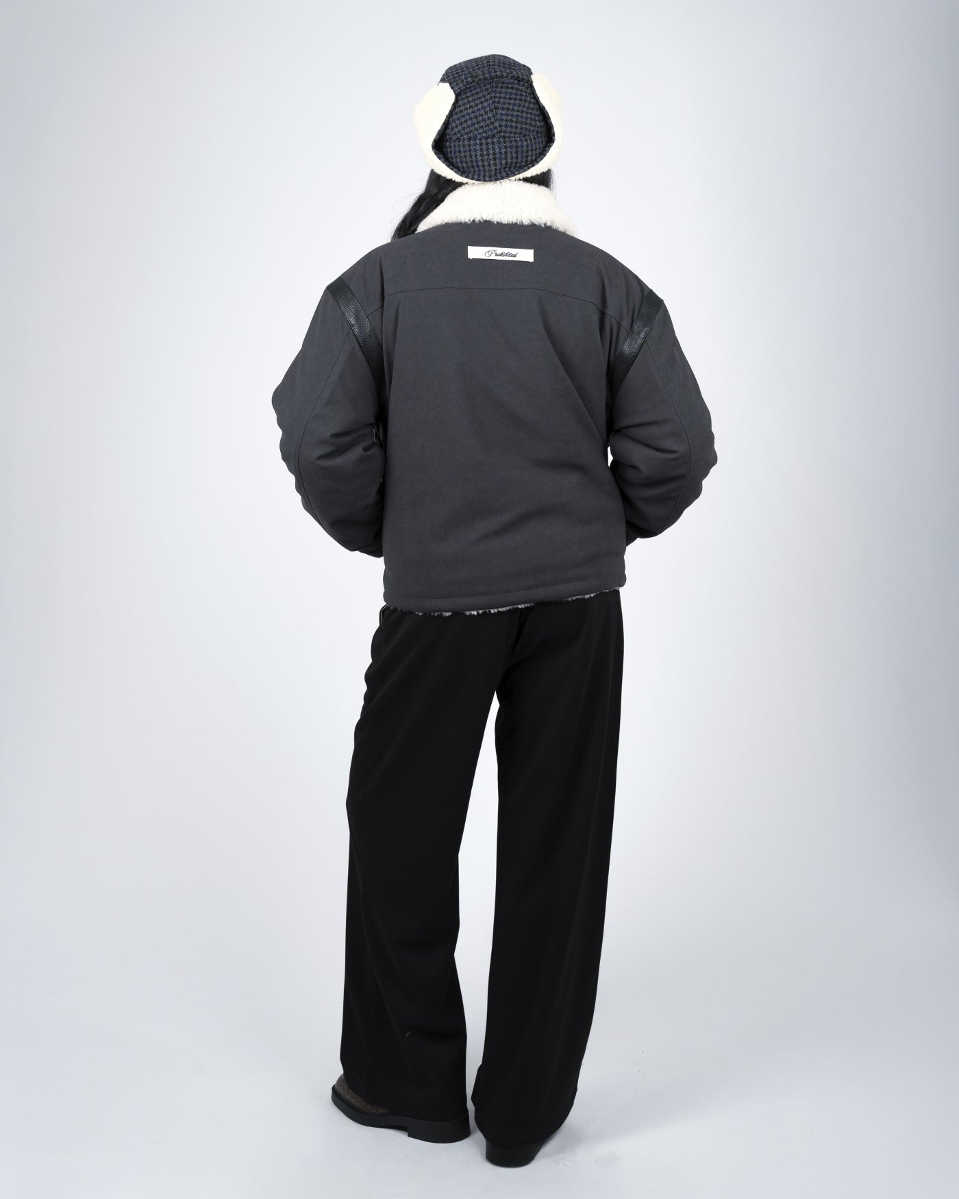 Varsity Duffle Jacket | Grey