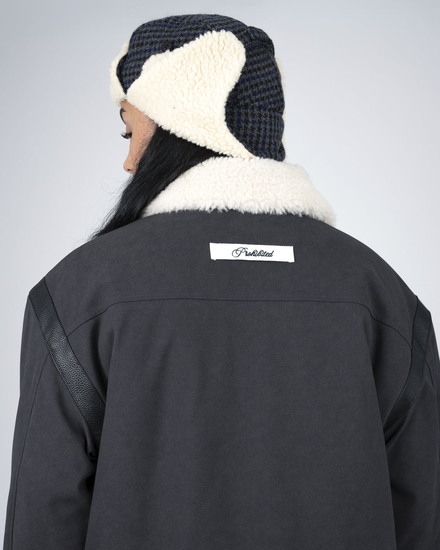 Varsity Duffle Jacket | Grey