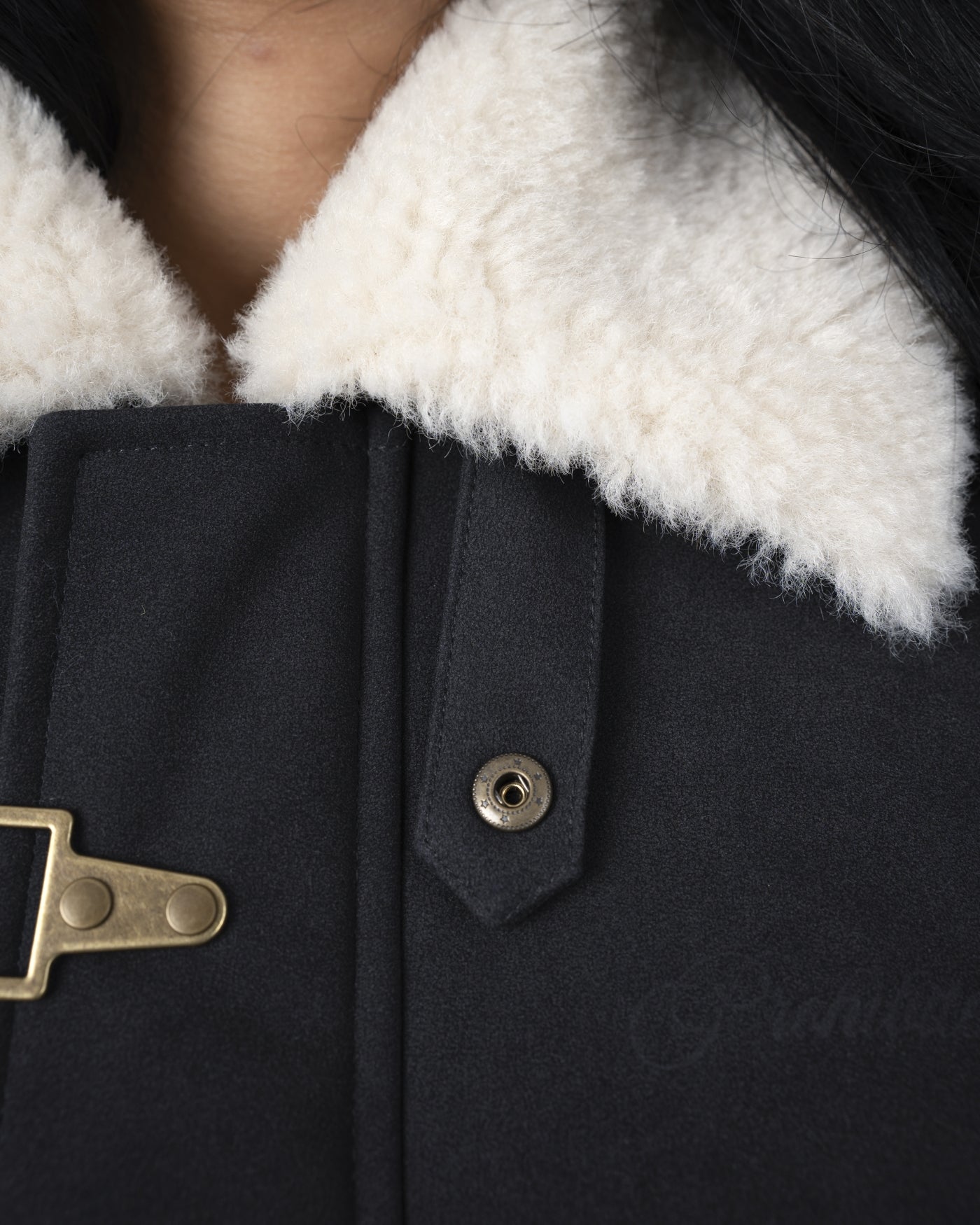 Varsity Duffle Jacket | Grey