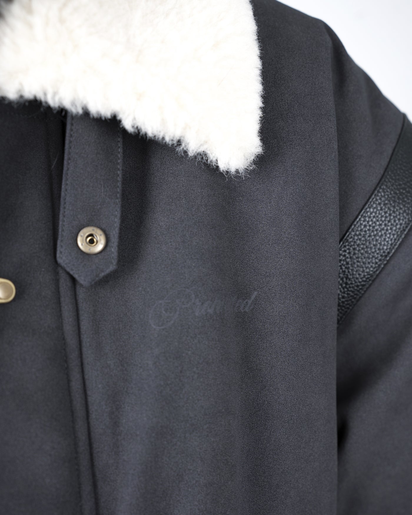 Varsity Duffle Jacket | Grey