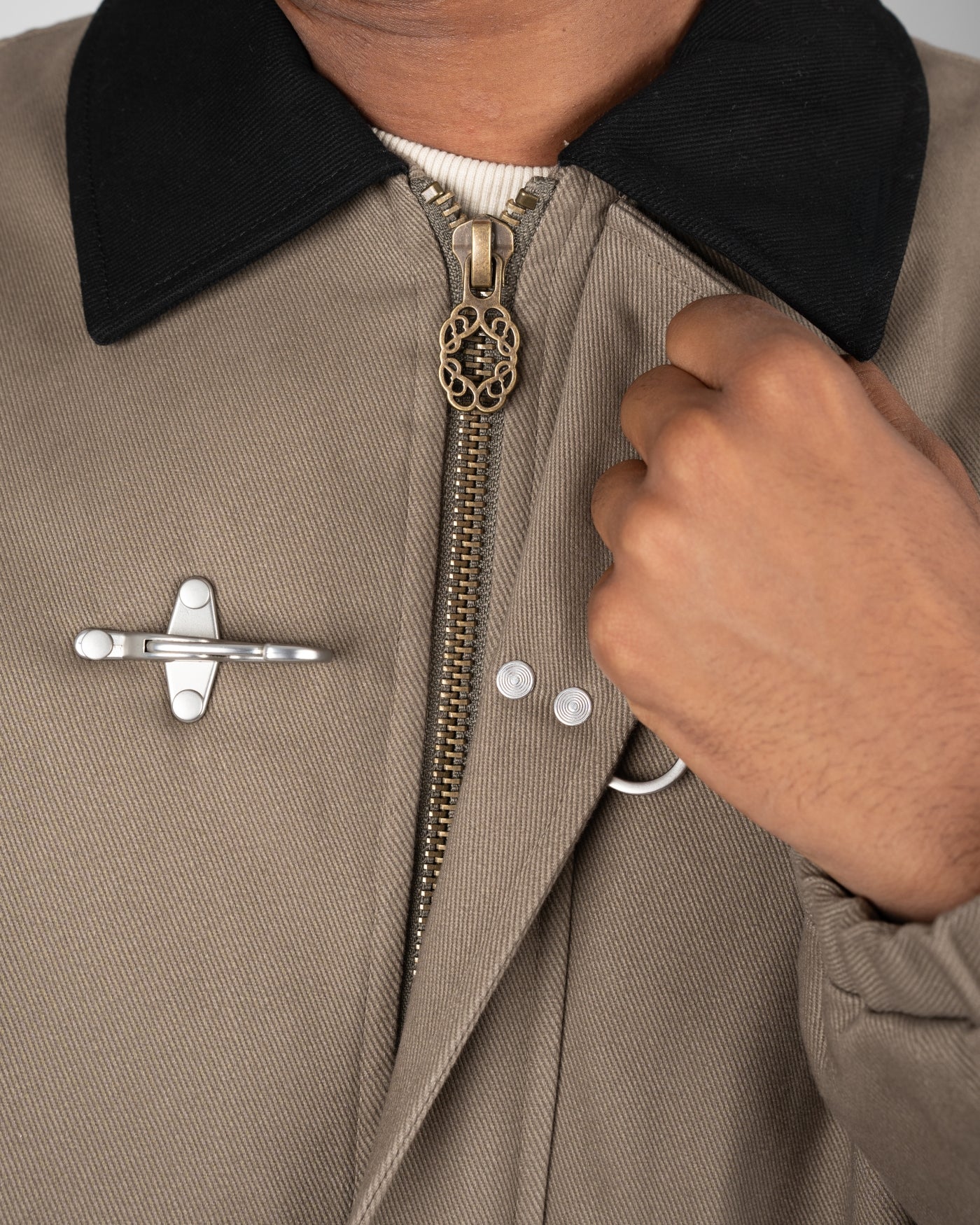 Back In The Days Jacket | Ash Green