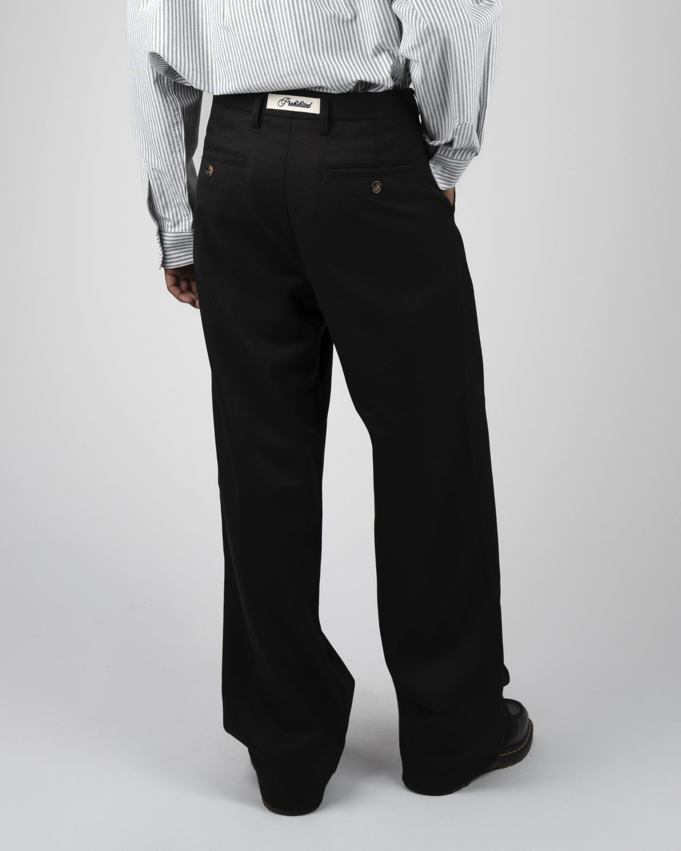 Heritage Pleated Pants | Black