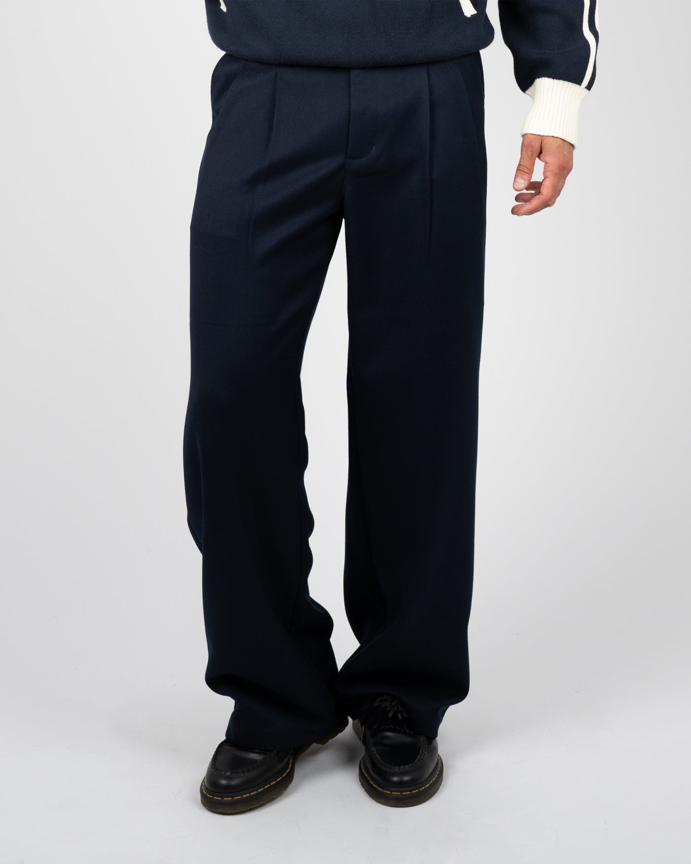 Heritage Pleated Pants | Navy