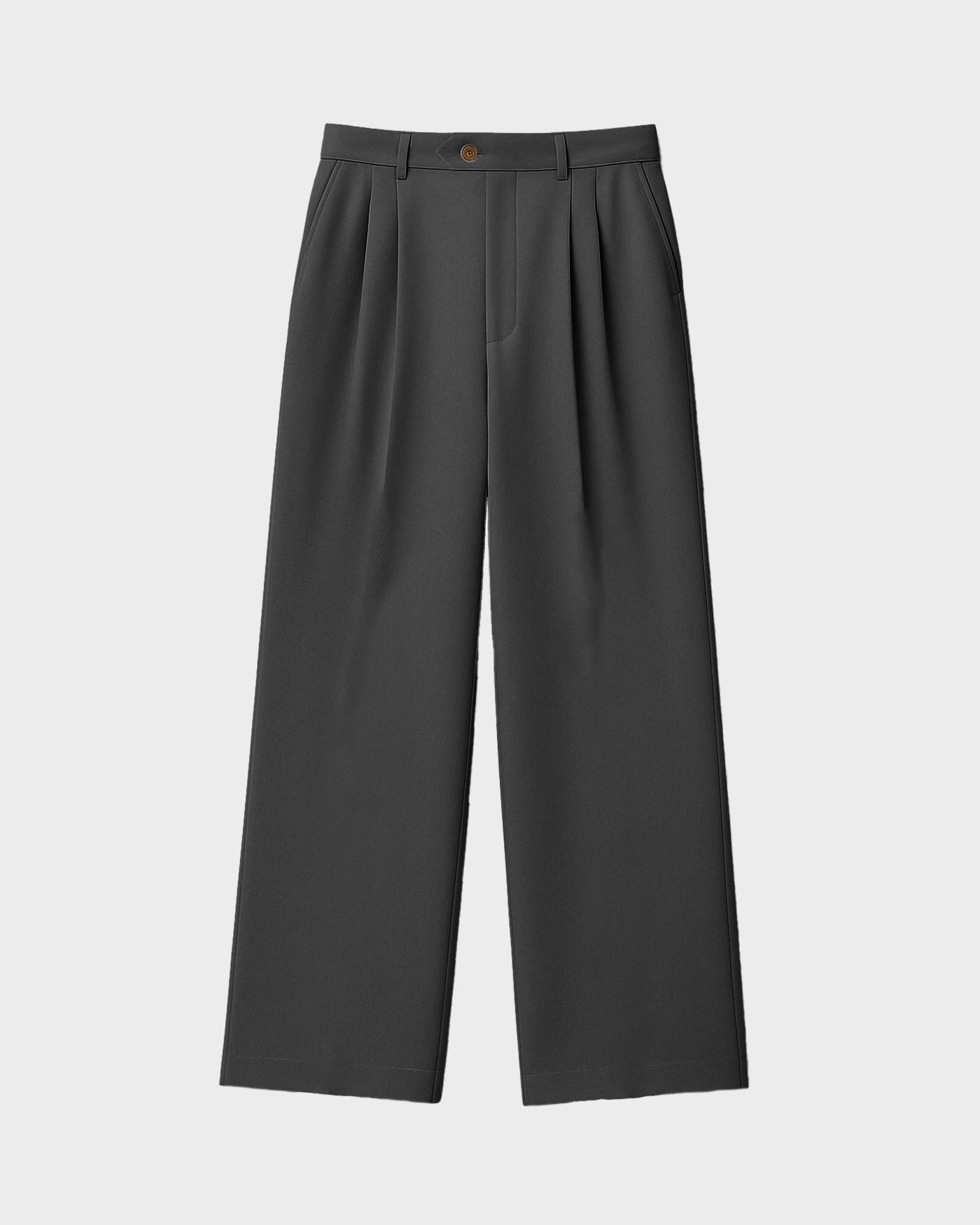 Heritage Pleated Pants | Dark Grey
