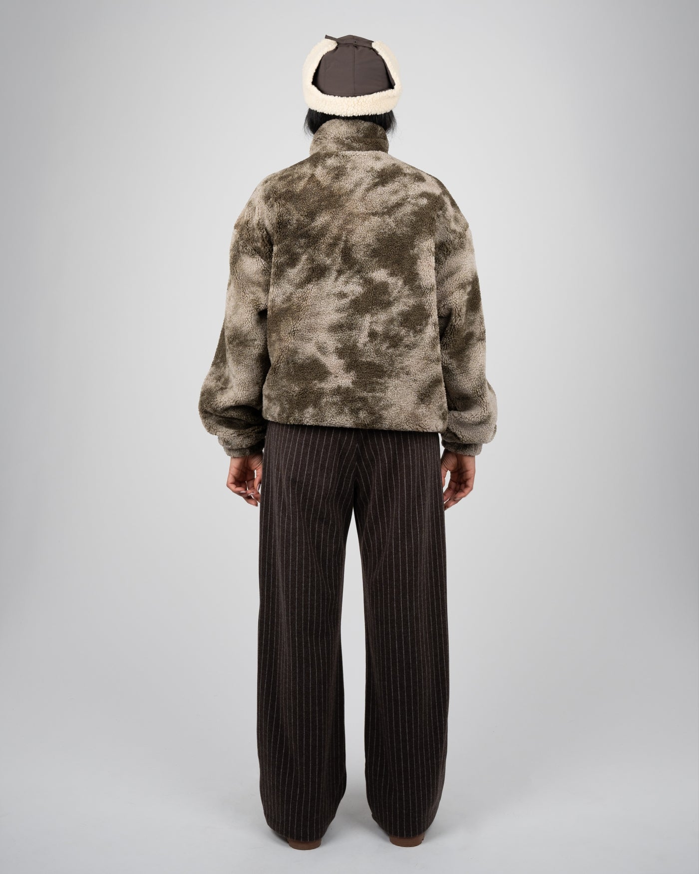 Highland Sherpa Half-Zip | Muted Khaki
