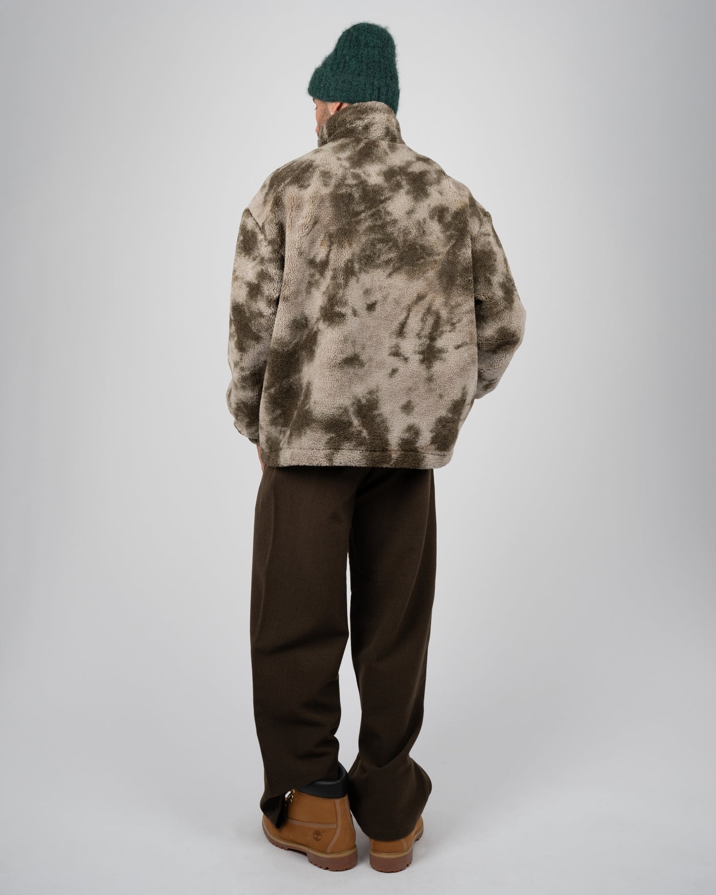 Highland Sherpa Half-Zip | Muted Khaki