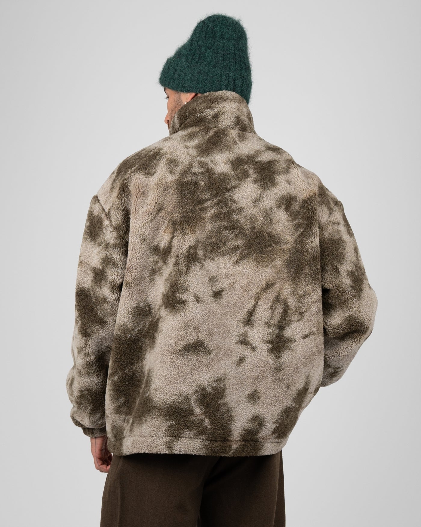 Highland Sherpa Half-Zip | Muted Khaki
