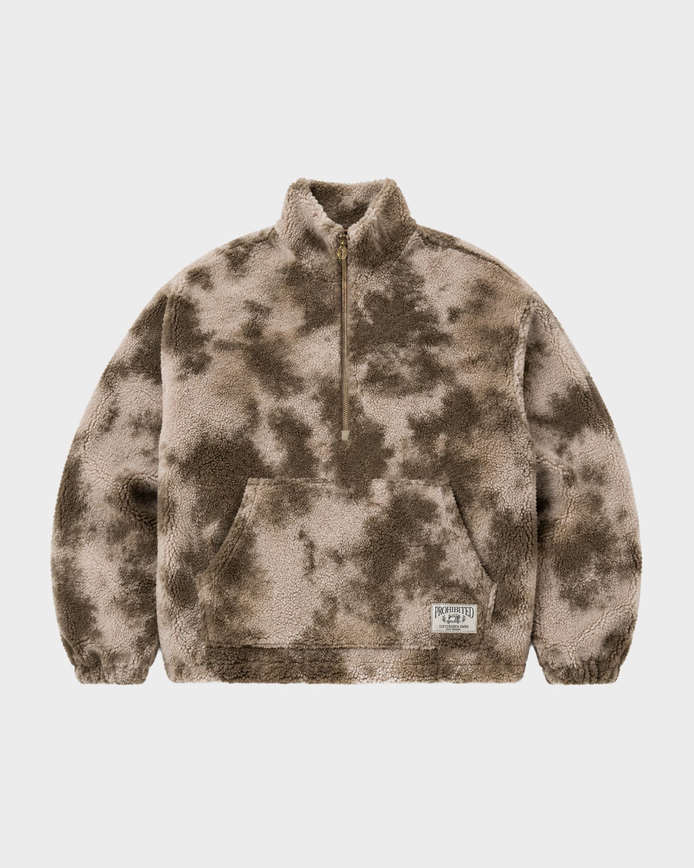 Highland Sherpa Half-Zip | Muted Khaki