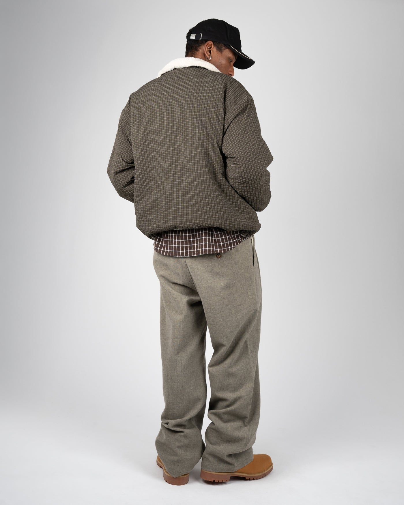 Throwback Sherpa Half-Zip | Brown