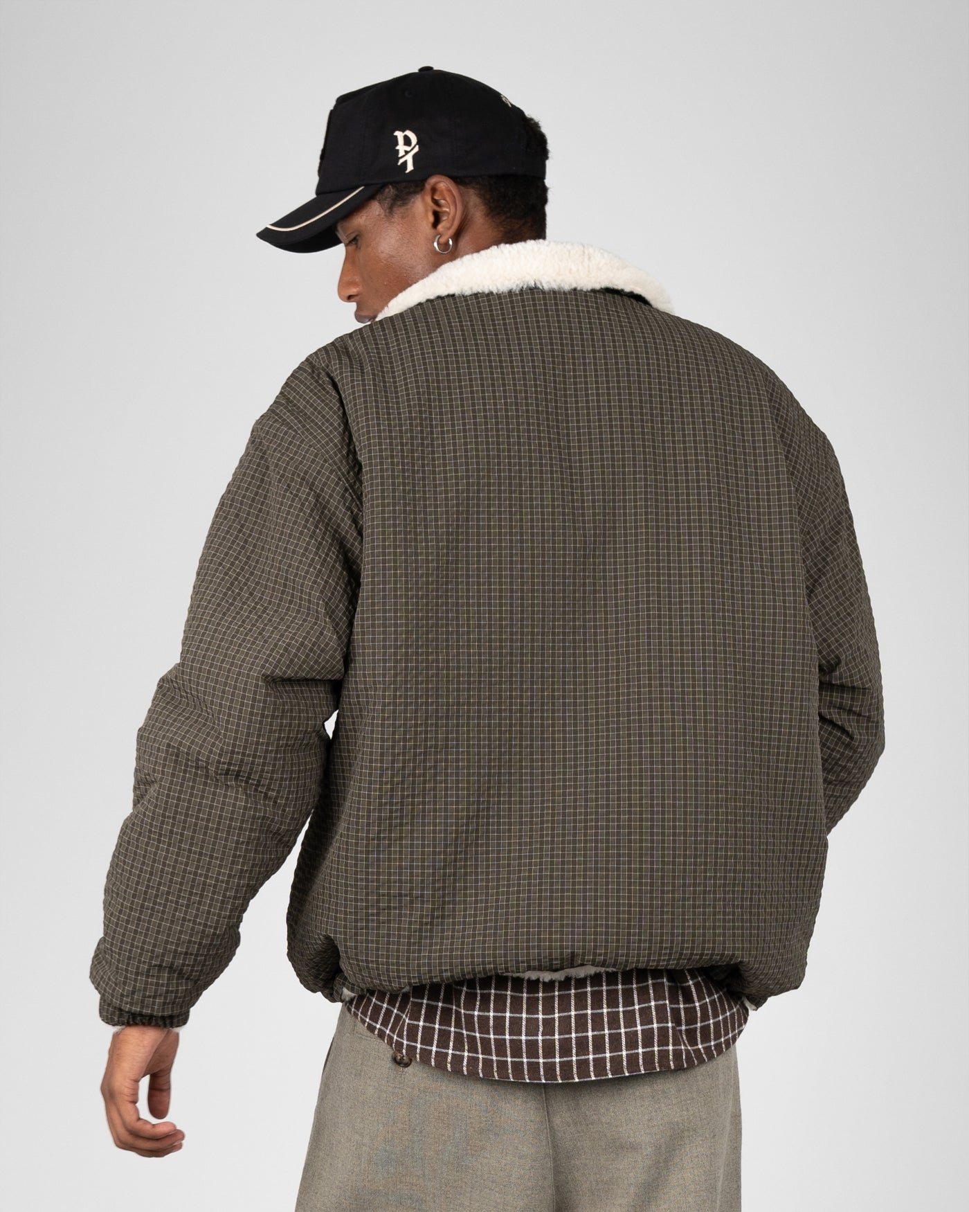 Throwback Sherpa Half-Zip | Brown