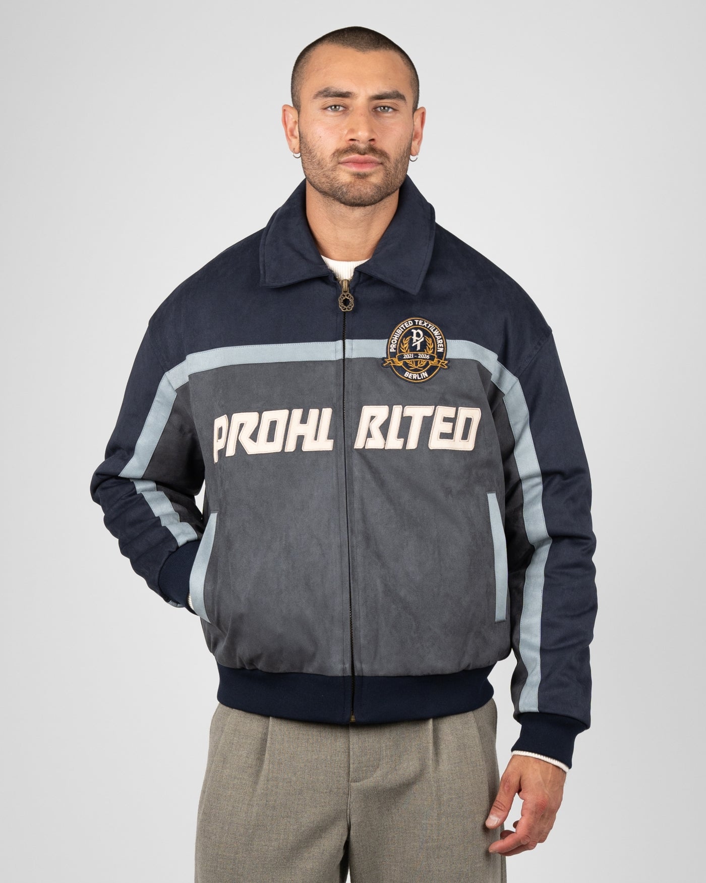Old Era Suede Jacket | Blue