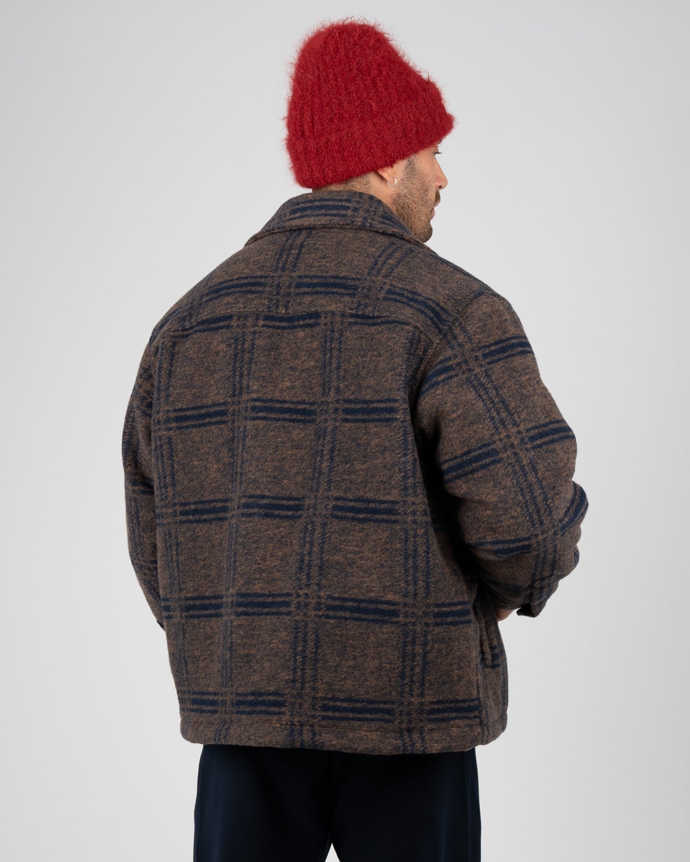 Back Again Flannel Overshirt | Brown/Blue