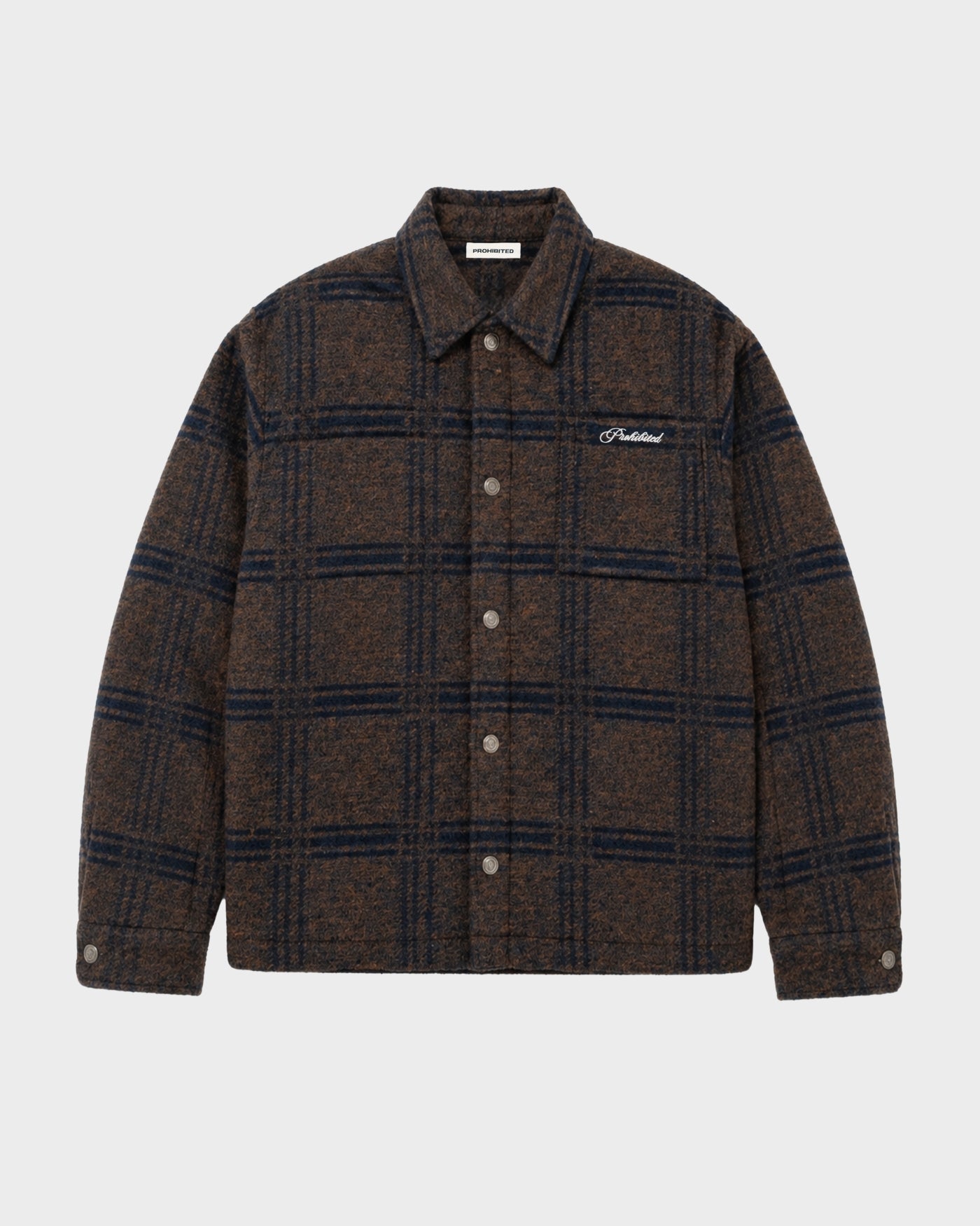 Back Again Flannel Overshirt | Brown/Blue