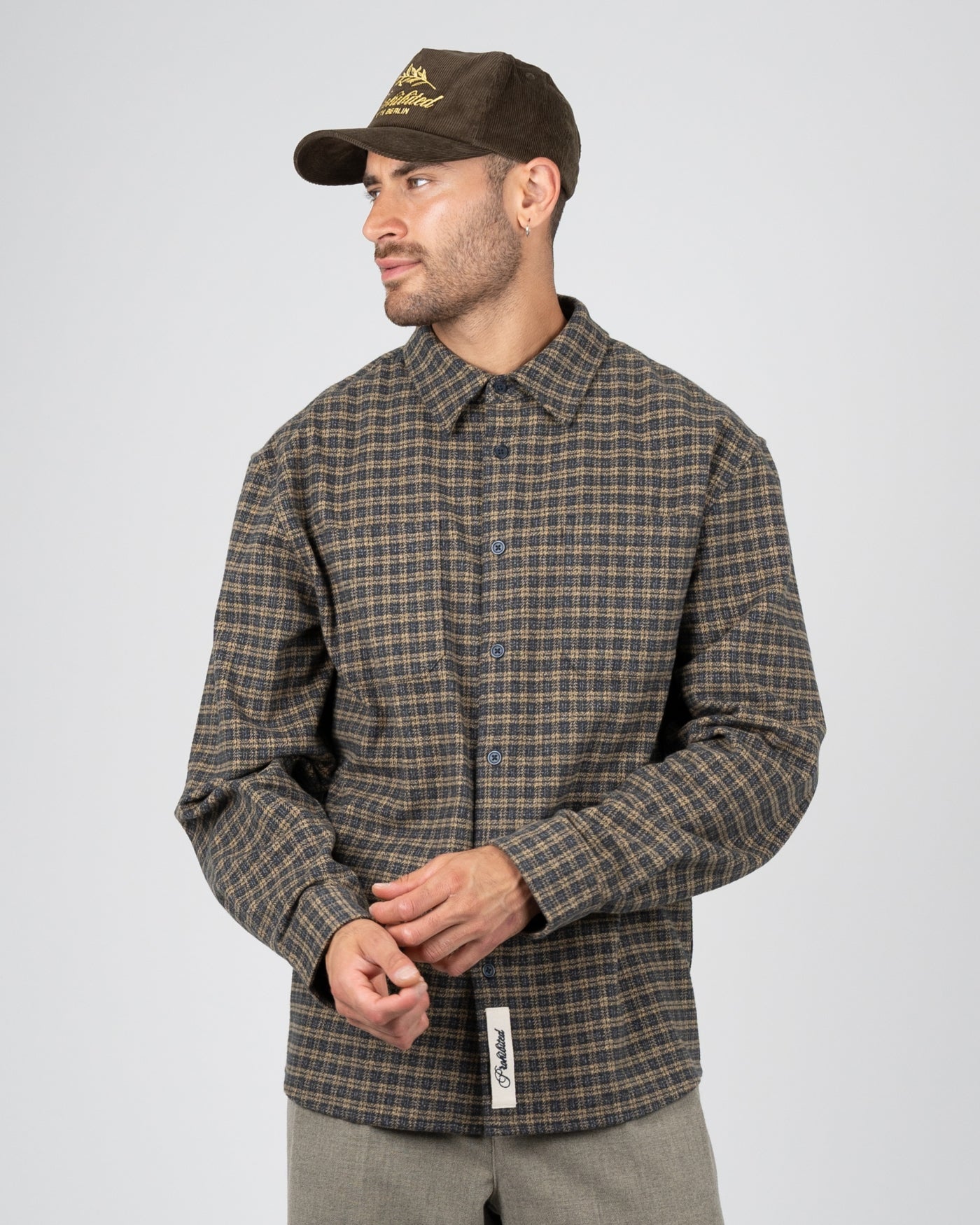 Checkered Flannel Shirt | Yellow