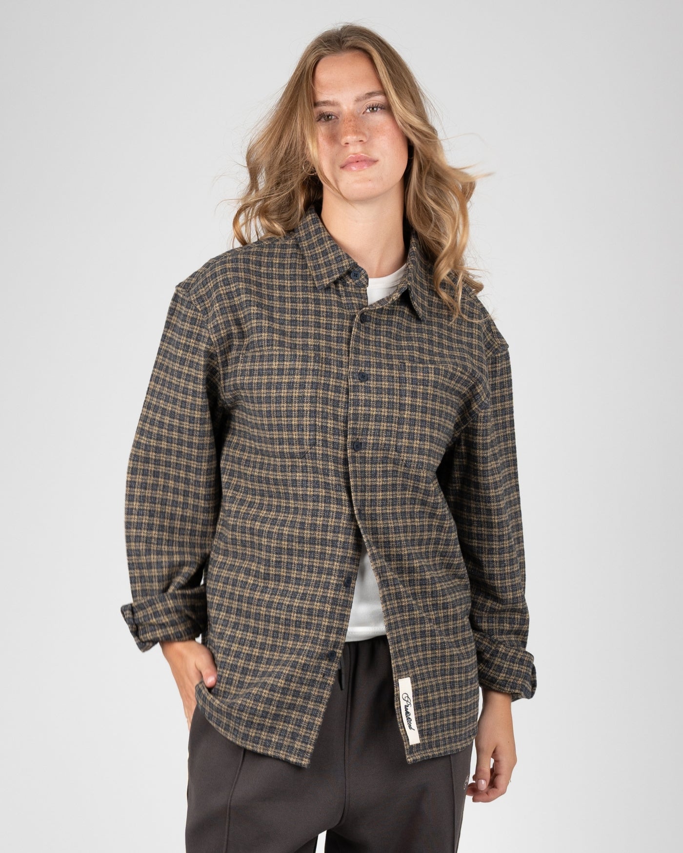 Checkered Flannel Shirt | Yellow