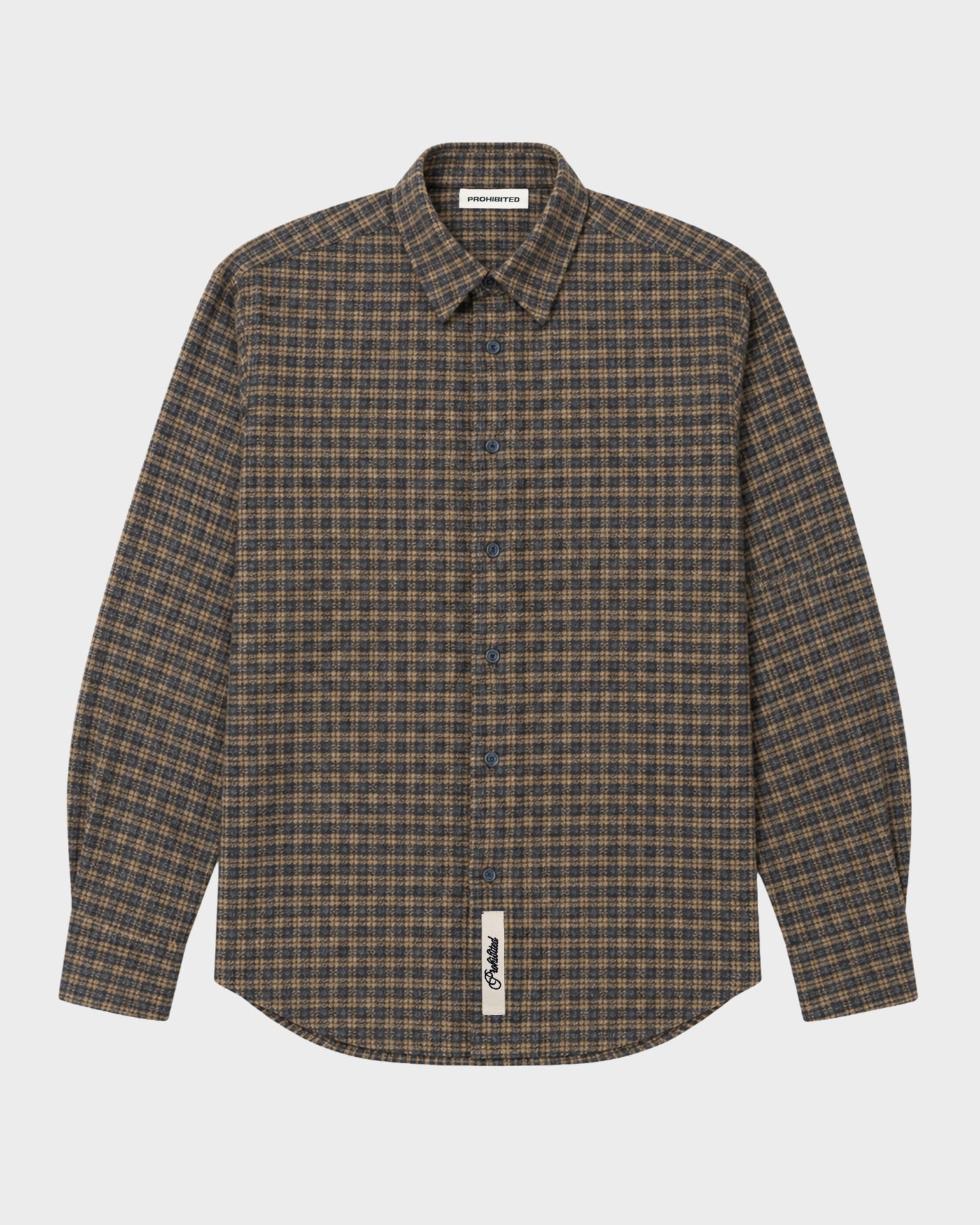 Checkered Flannel Shirt | Yellow