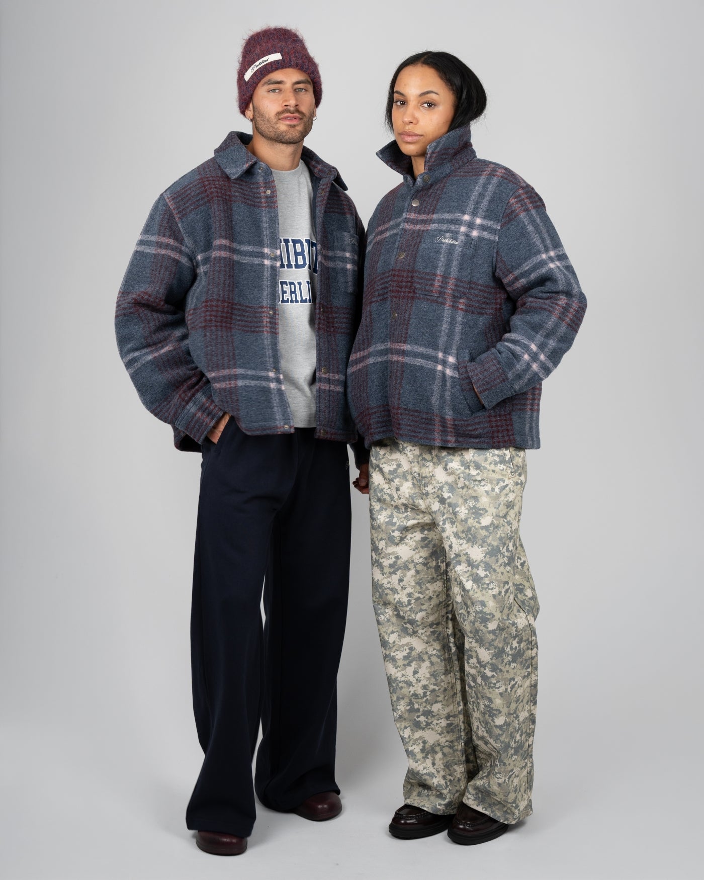 Back Again Flannel Overshirt | Blue/Red