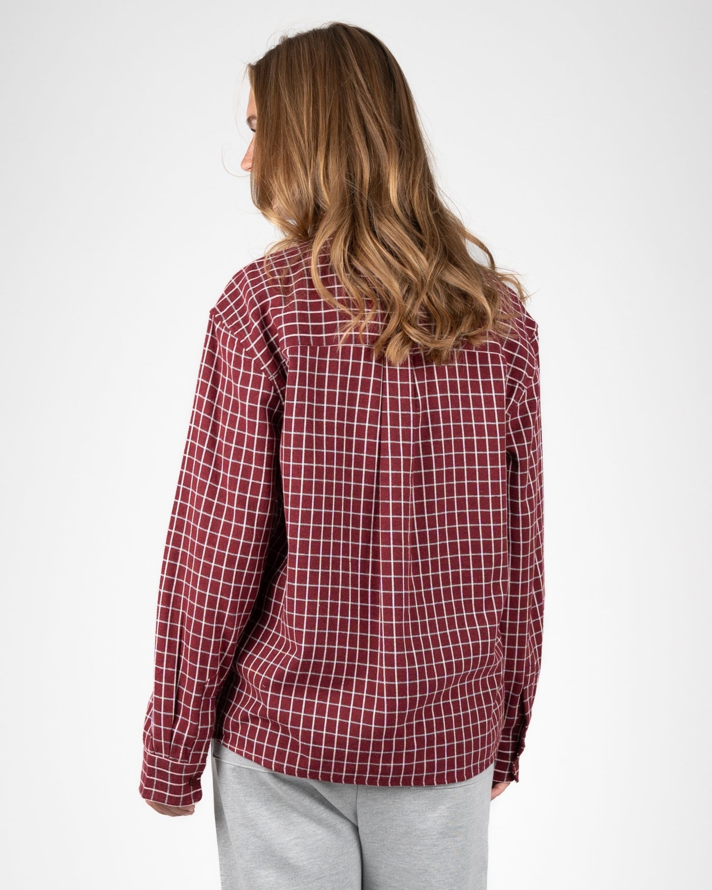 Seasoned Flannel Shirt | Bordeaux