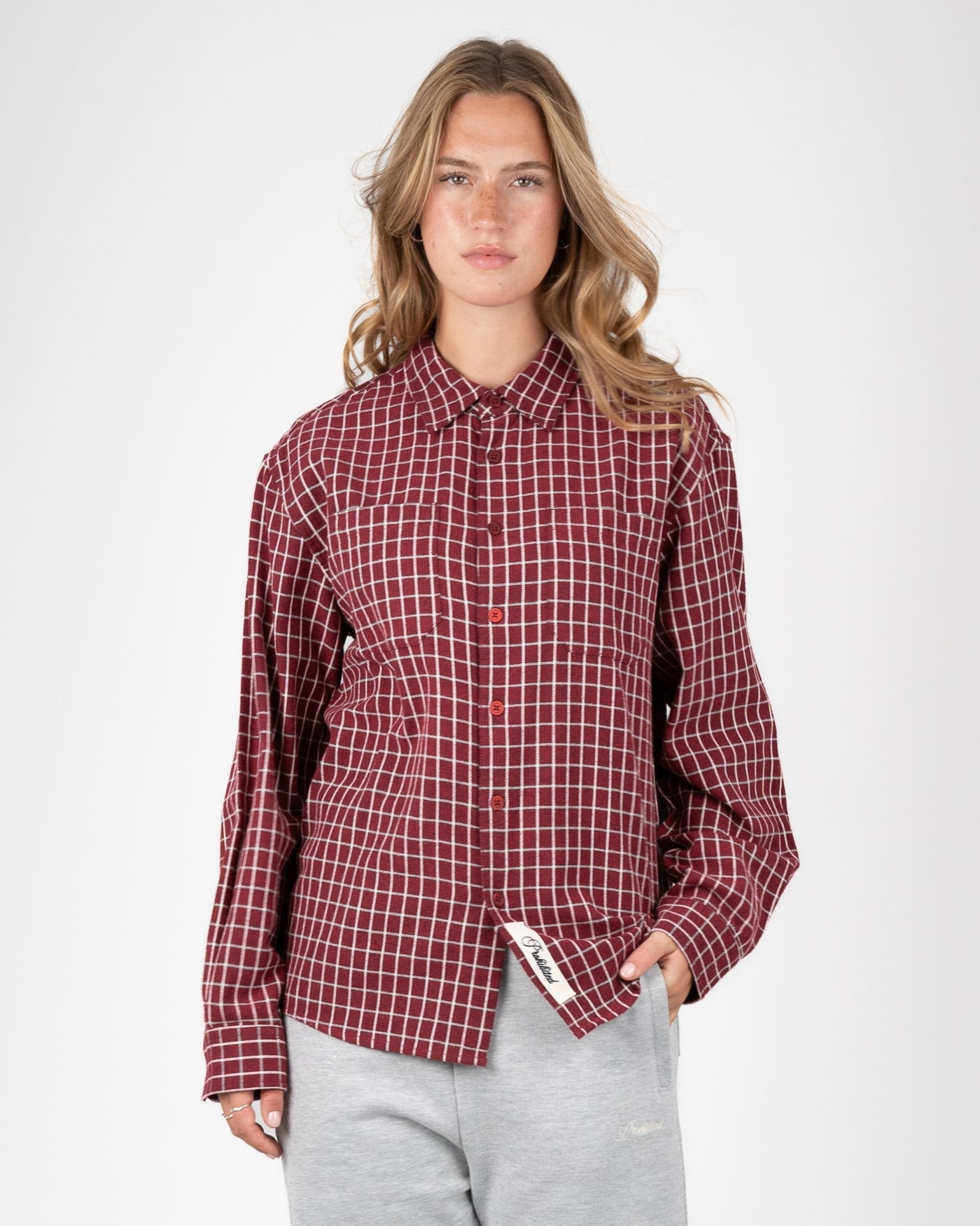 Seasoned Flannel Shirt | Bordeaux