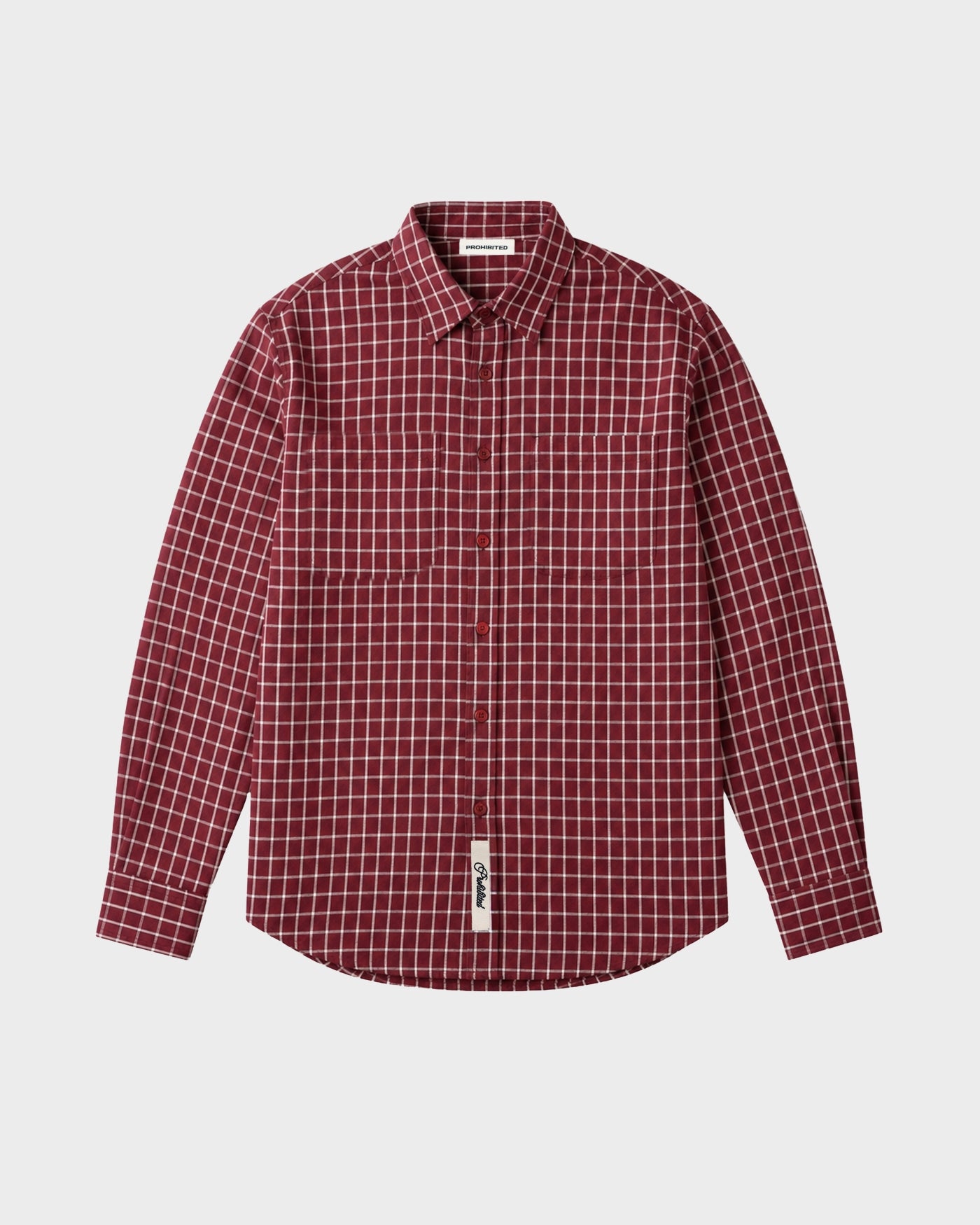 Seasoned Flannel Shirt | Bordeaux