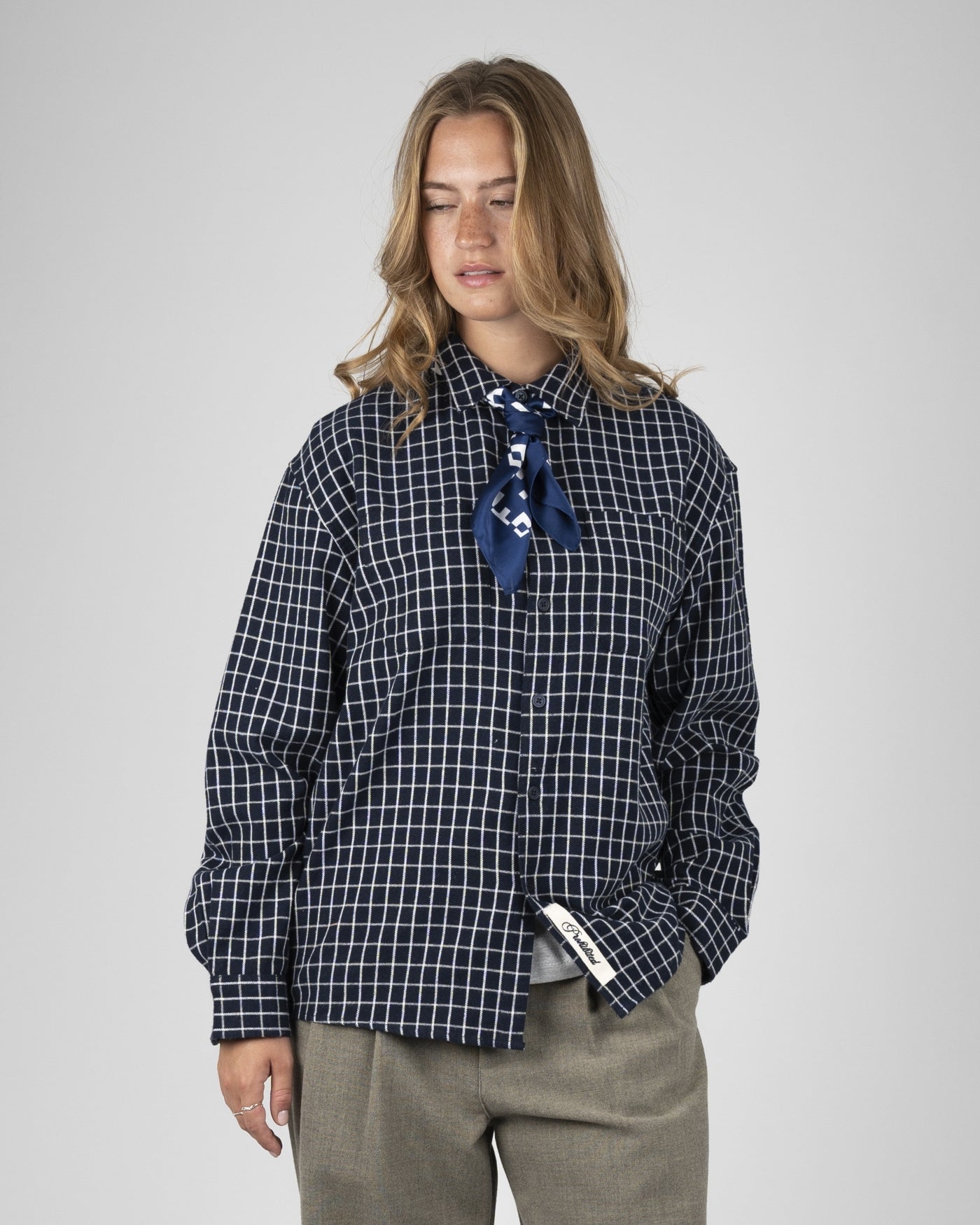 Seasoned Flannel Shirt | Dark Blue