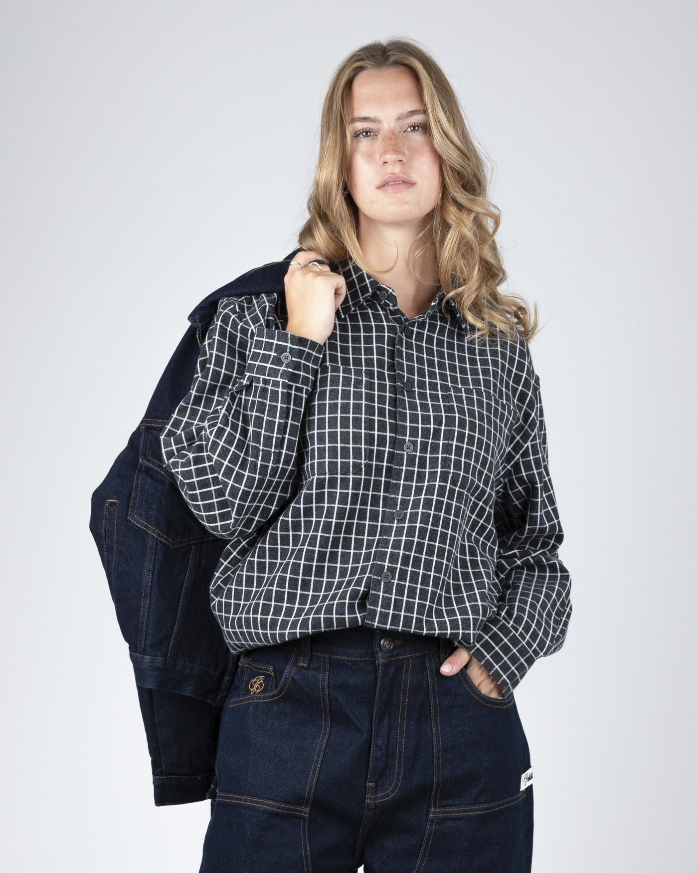 Seasoned Flannel Shirt | Dark Grey