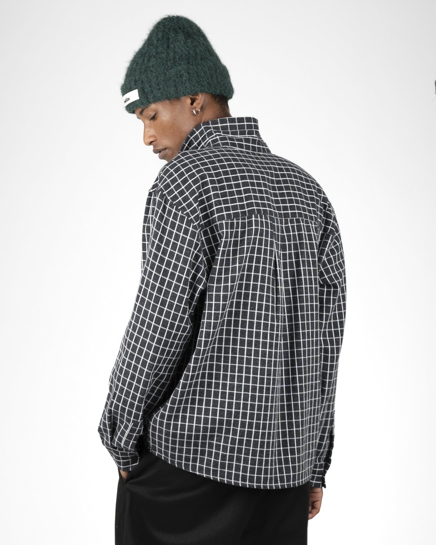 Seasoned Flannel Shirt | Dark Grey