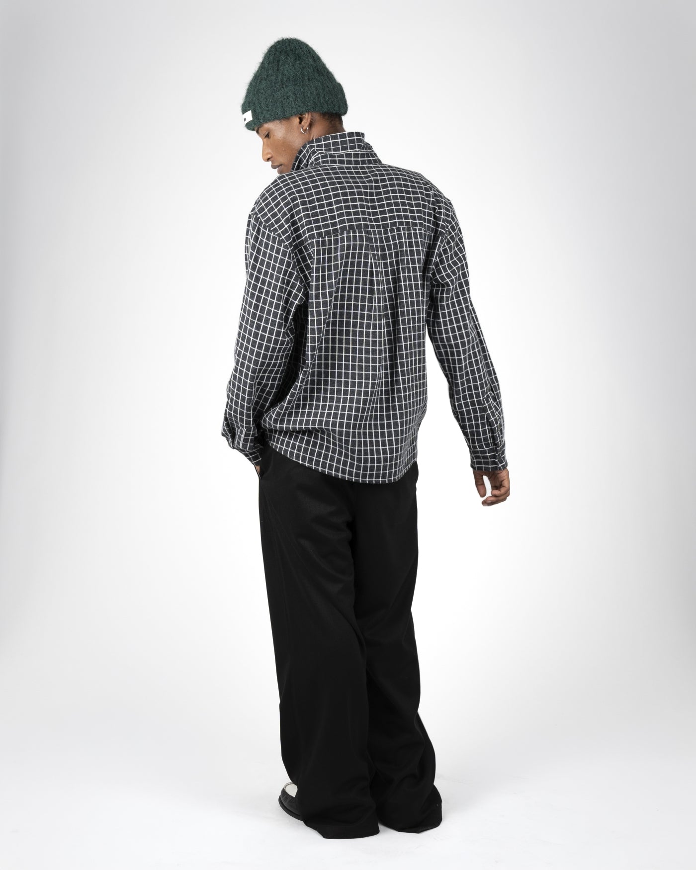 Seasoned Flannel Shirt | Dark Grey
