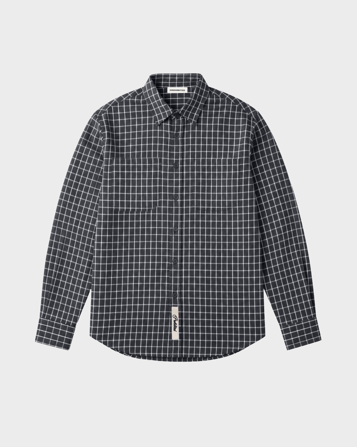 Seasoned Flannel Shirt | Dark Grey