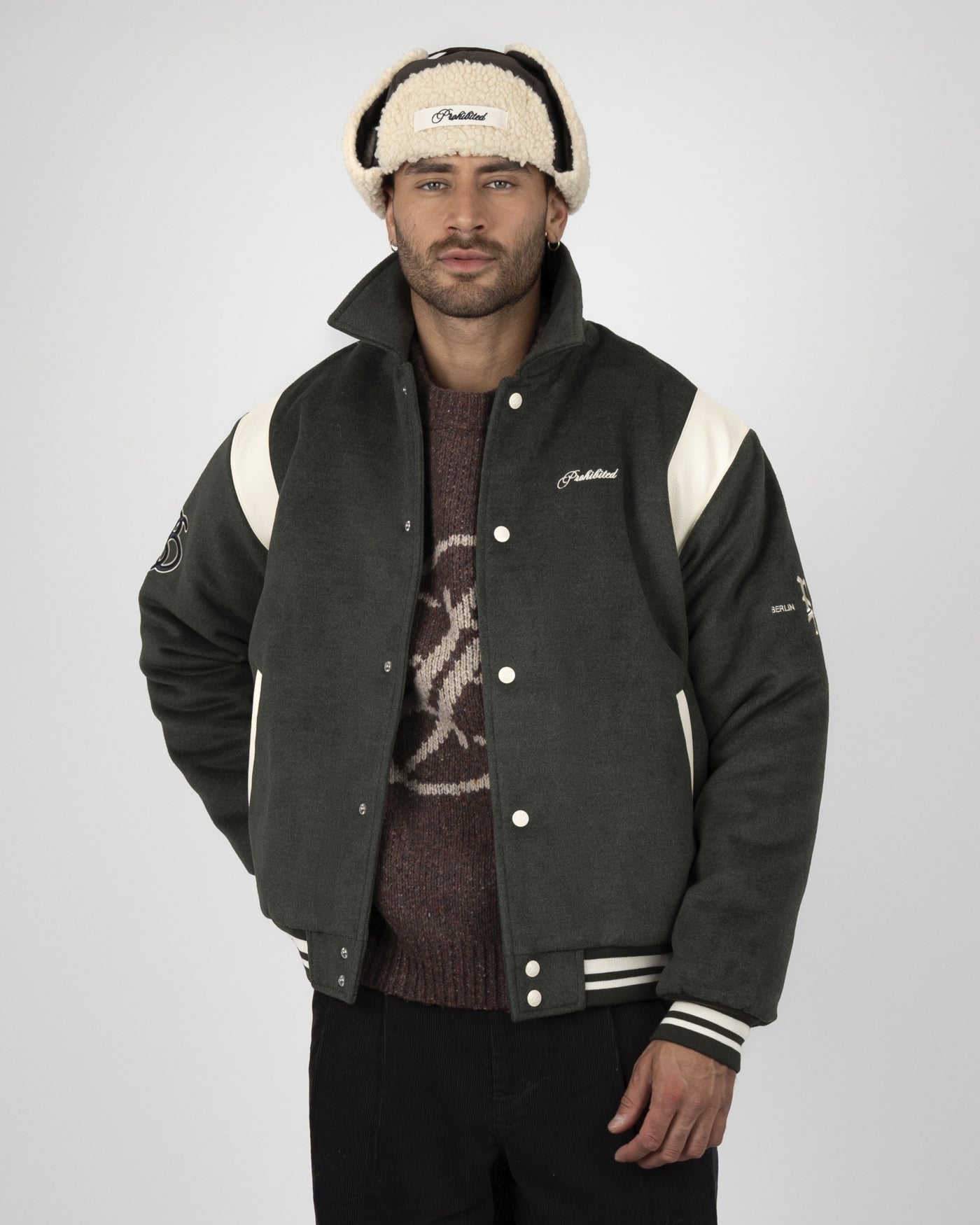 Field College Jacket | Dusty Green