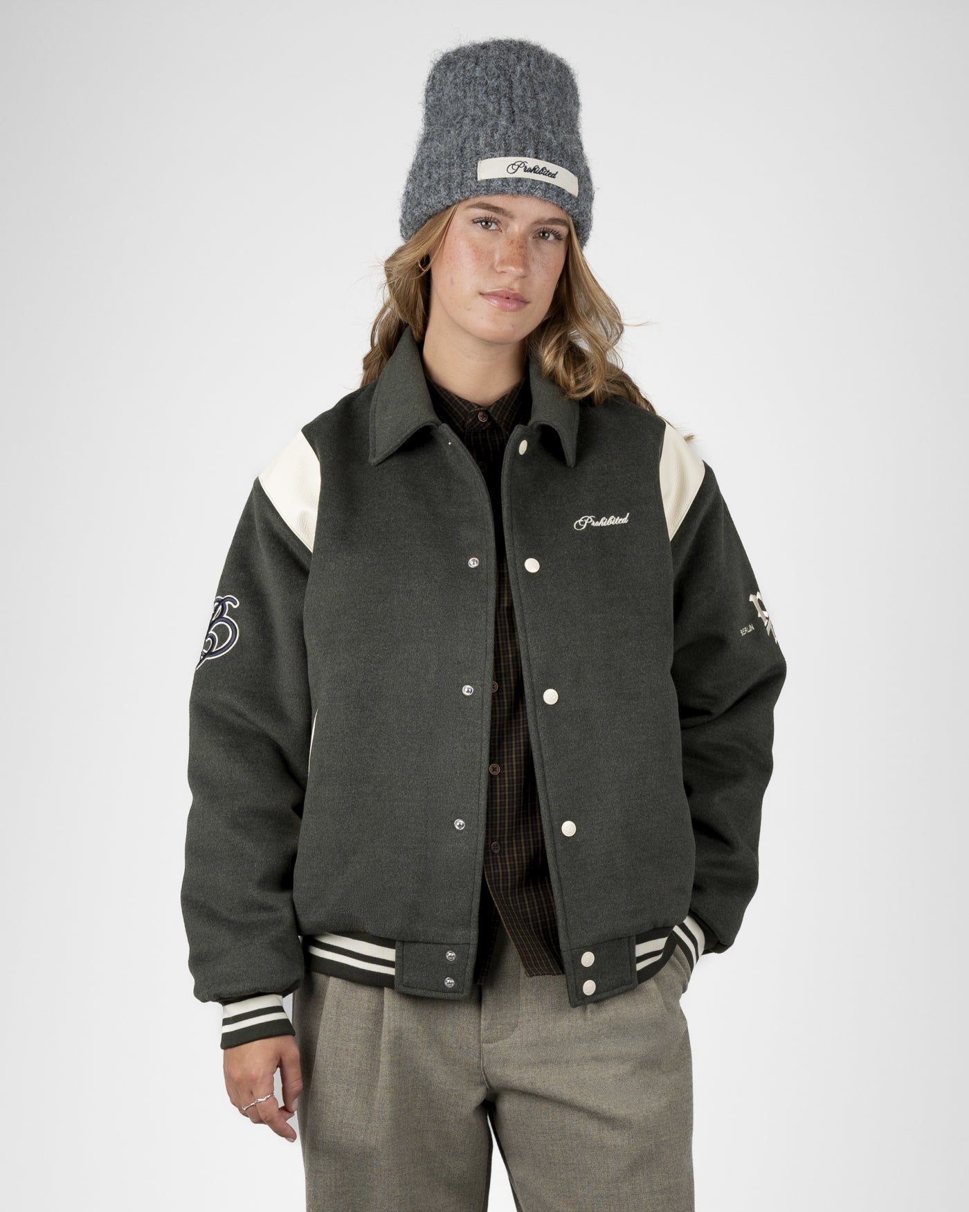 Field College Jacket | Dusty Green