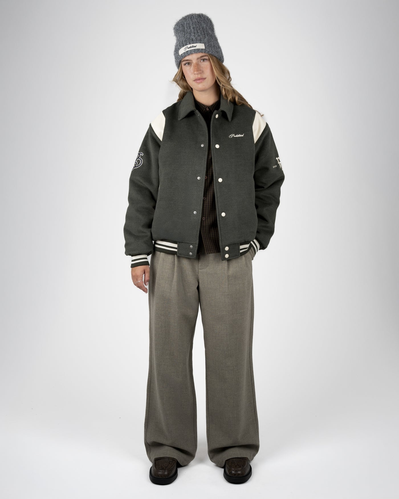 Field College Jacket | Dusty Green