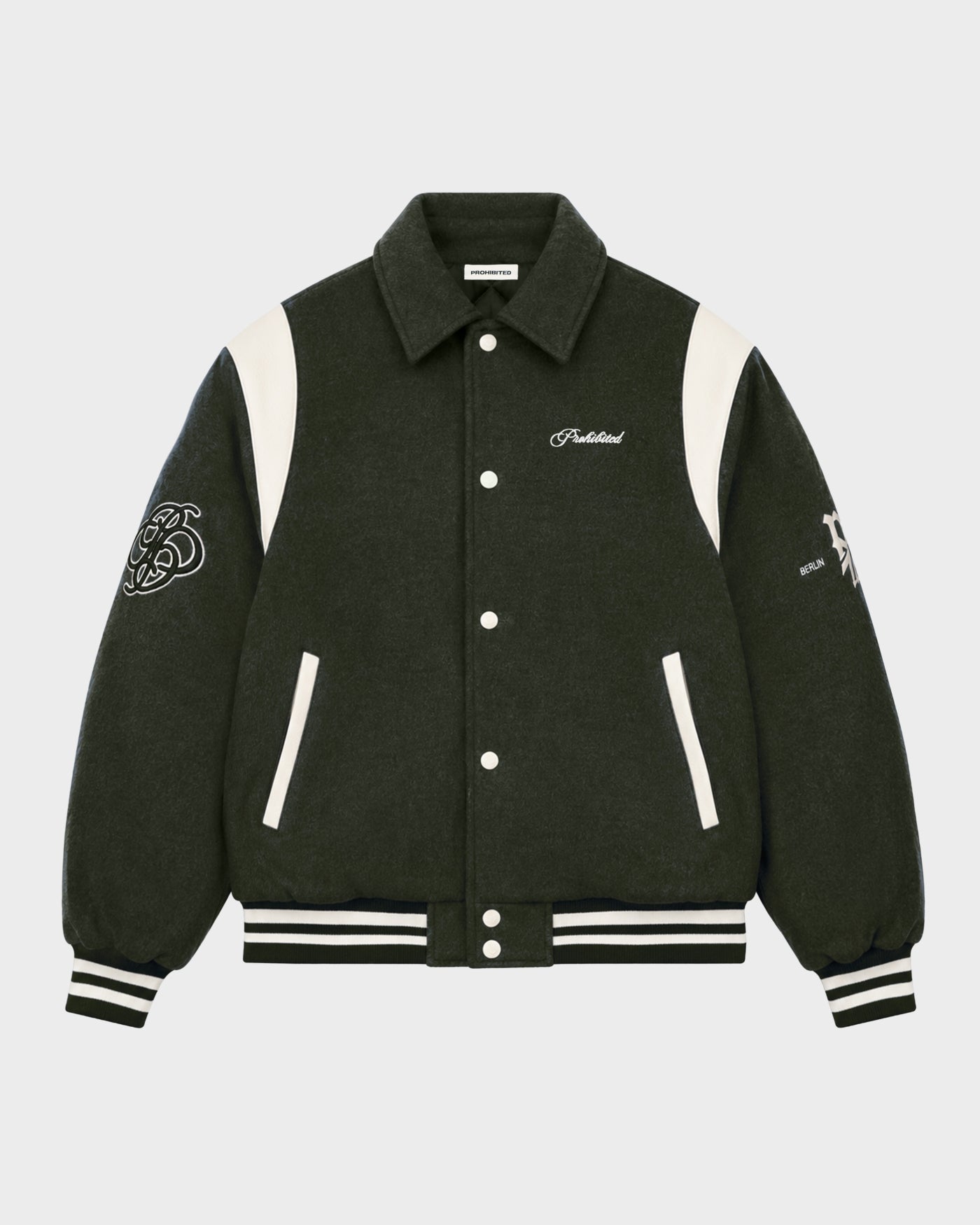 Field College Jacket | Dusty Green