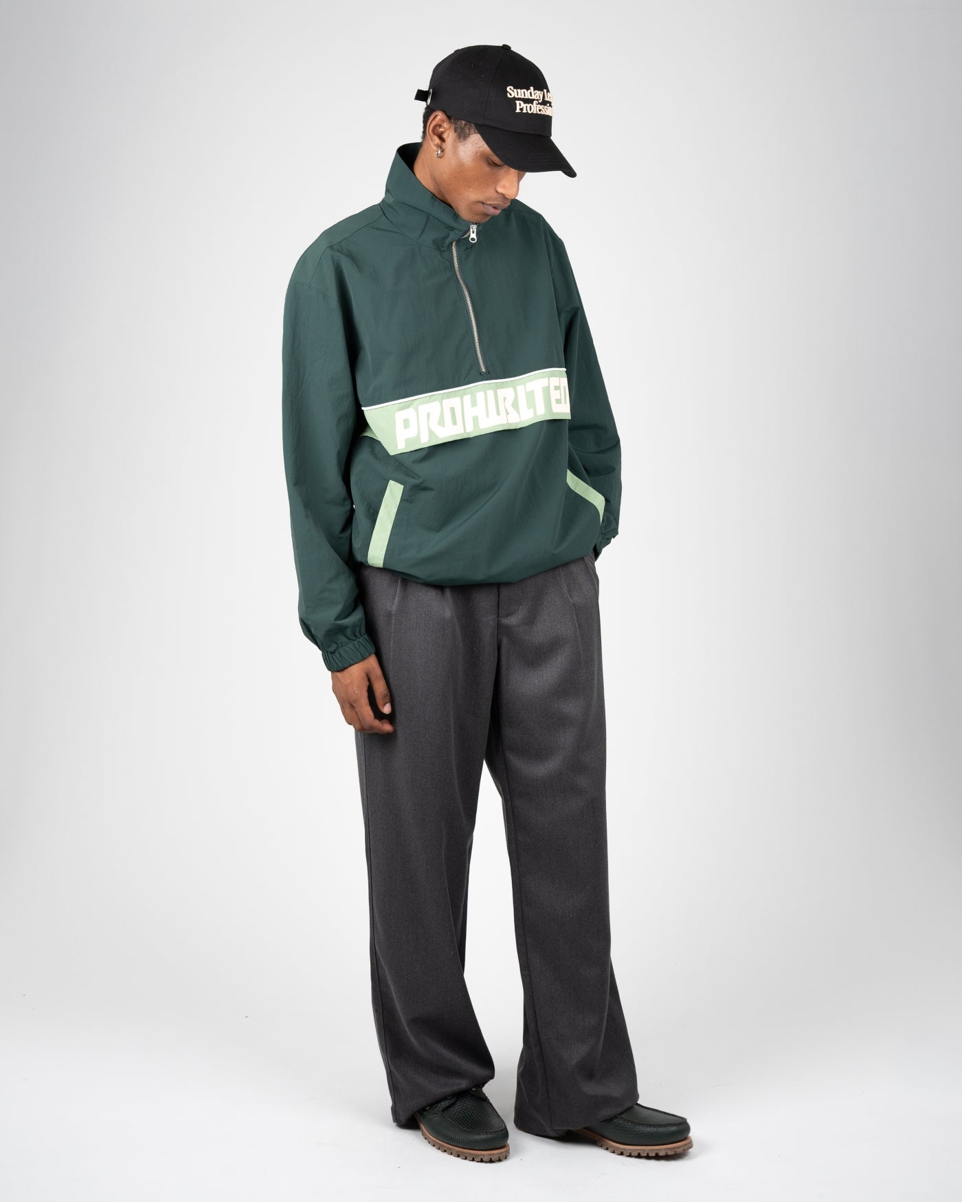 Scholar Windbreaker | Bottle Green