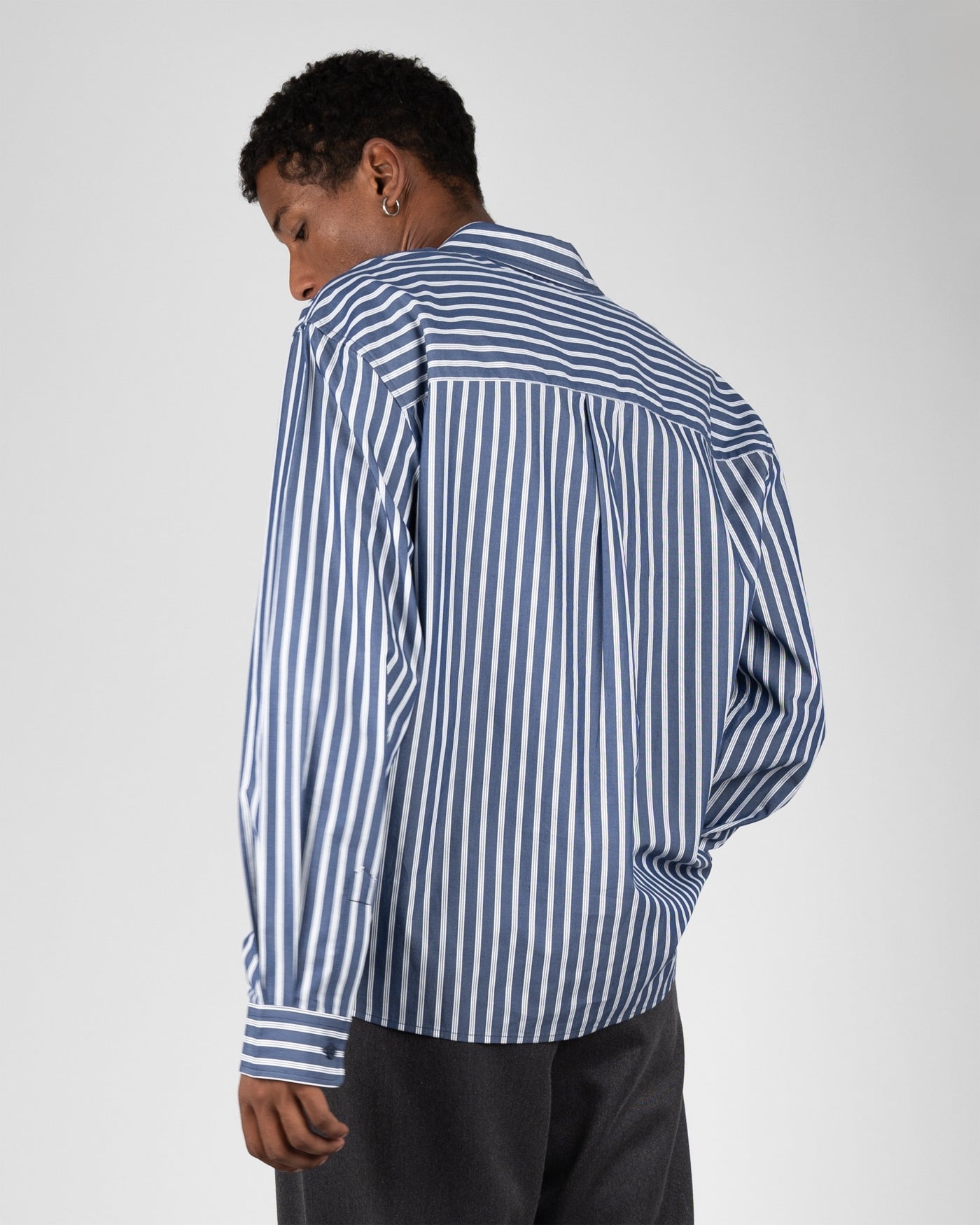 Reverse Dress Shirt | Marine Blue