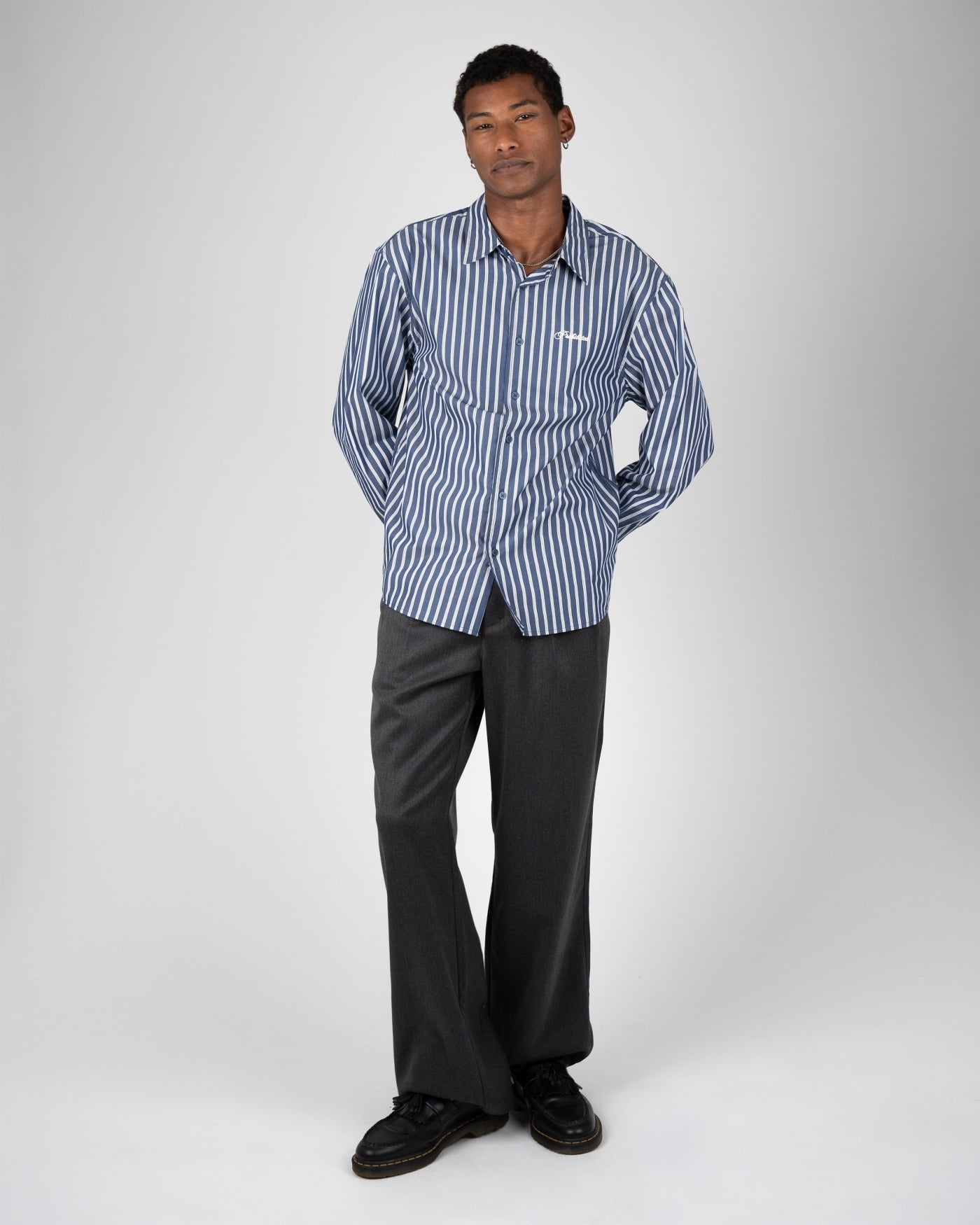 Reverse Dress Shirt | Marine Blue