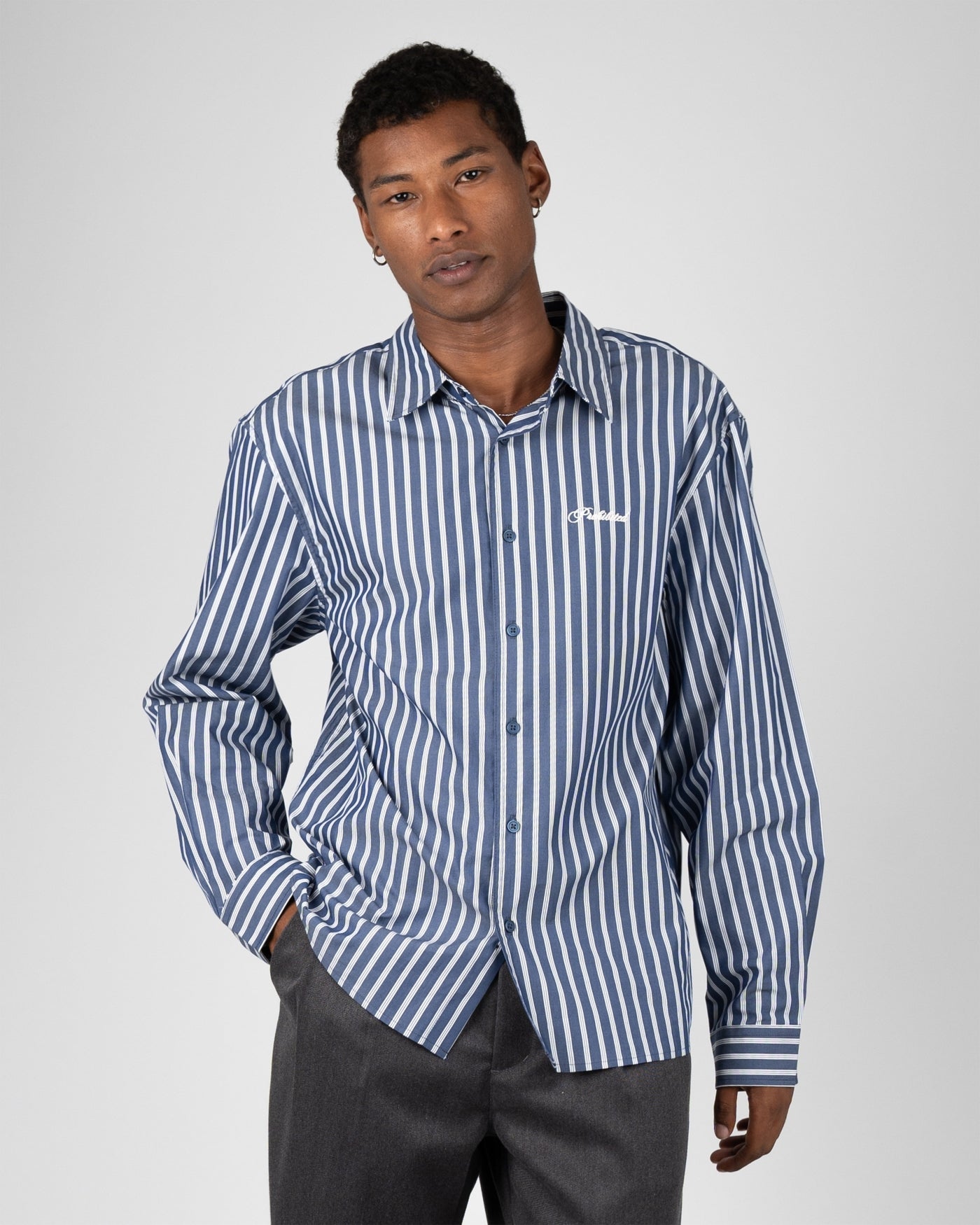 Reverse Dress Shirt | Marine Blue