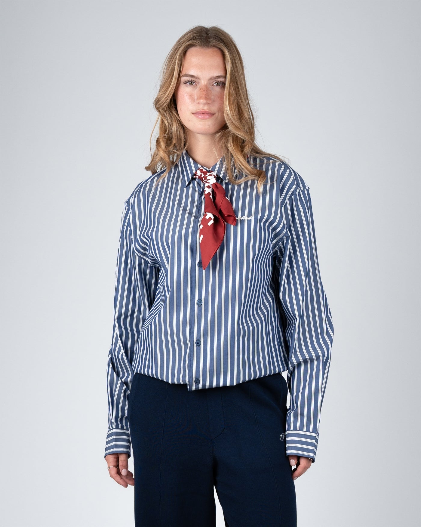 Reverse Dress Shirt | Marine Blue