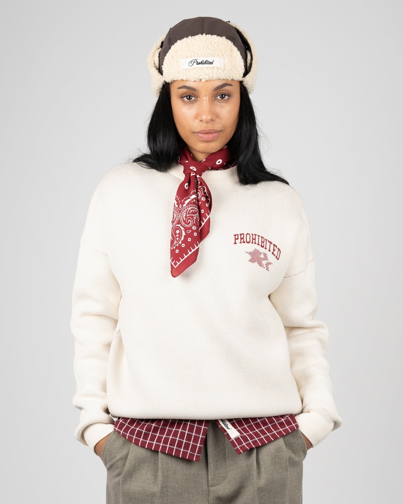 Avantgarde Knit Sweater | Cream