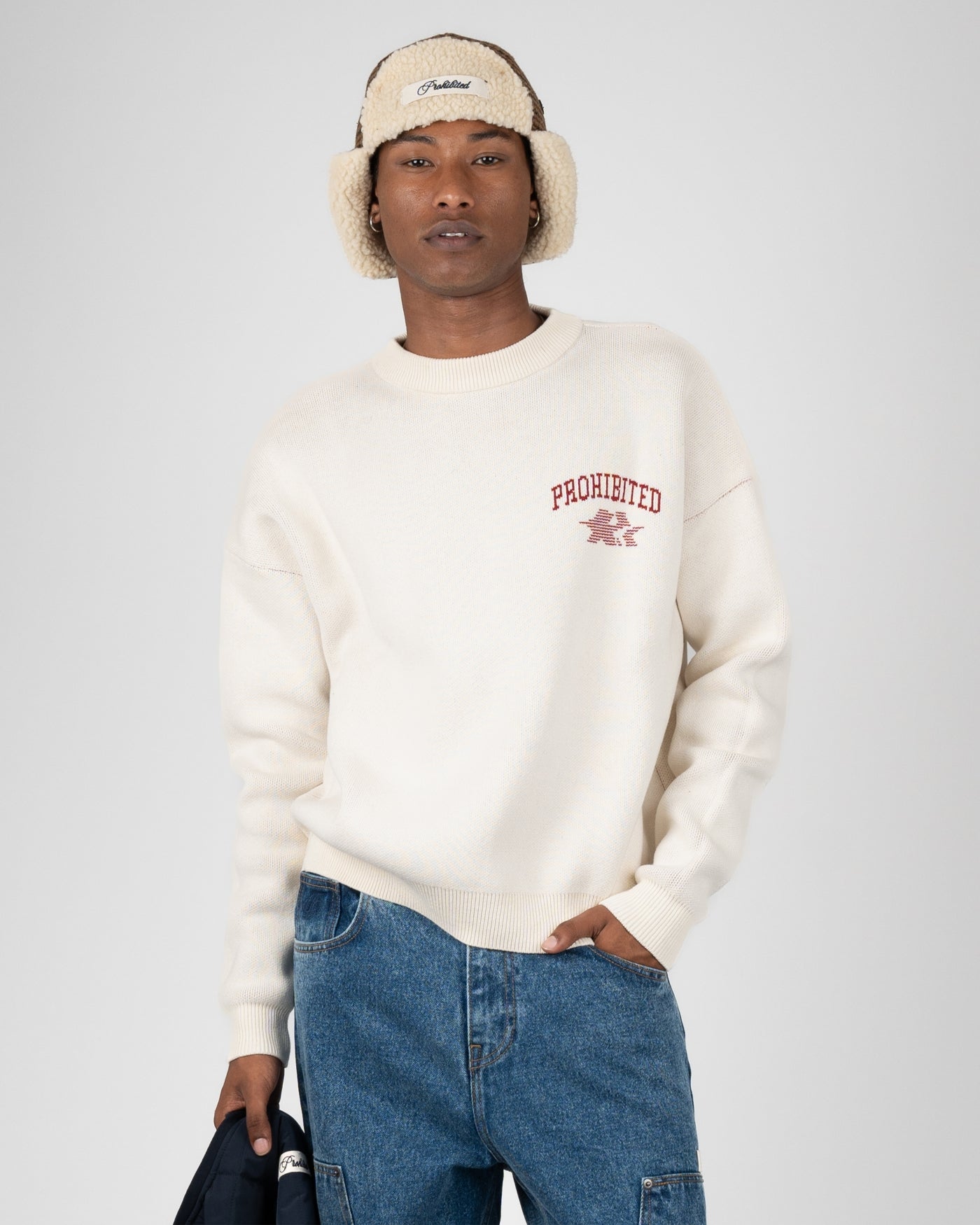 Avantgarde Knit Sweater | Cream