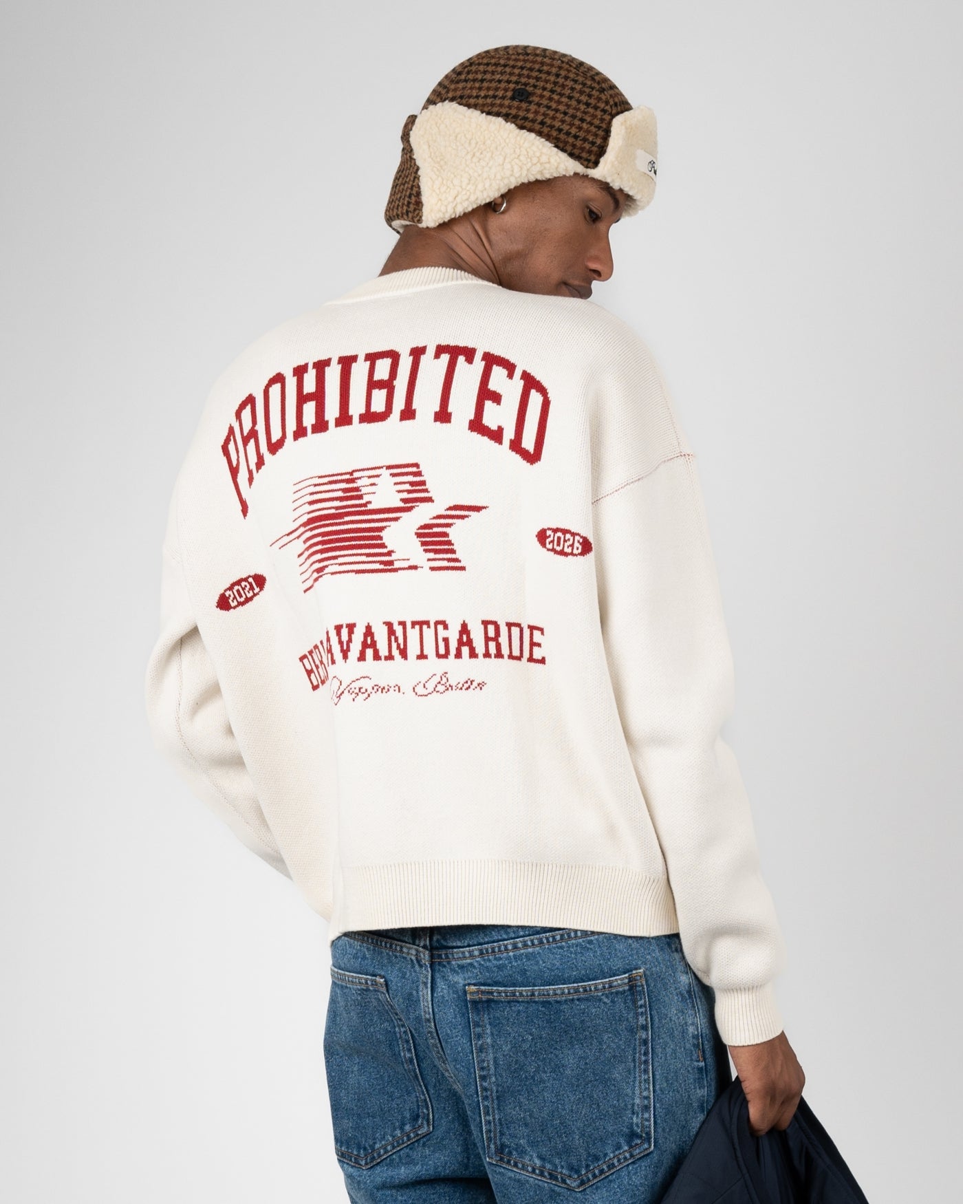 Avantgarde Knit Sweater | Cream