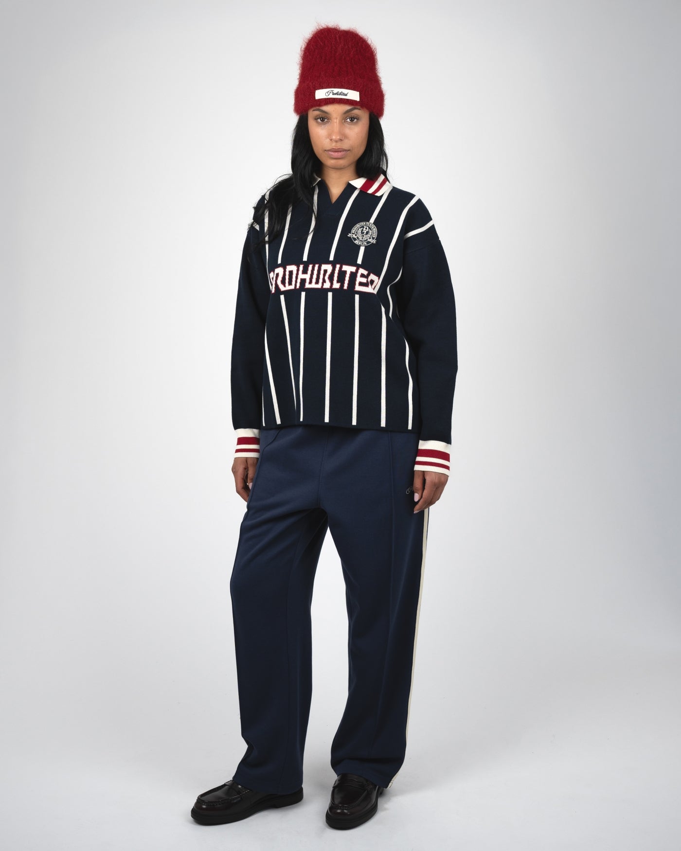 Field Numbers Knit Trikot | Navy